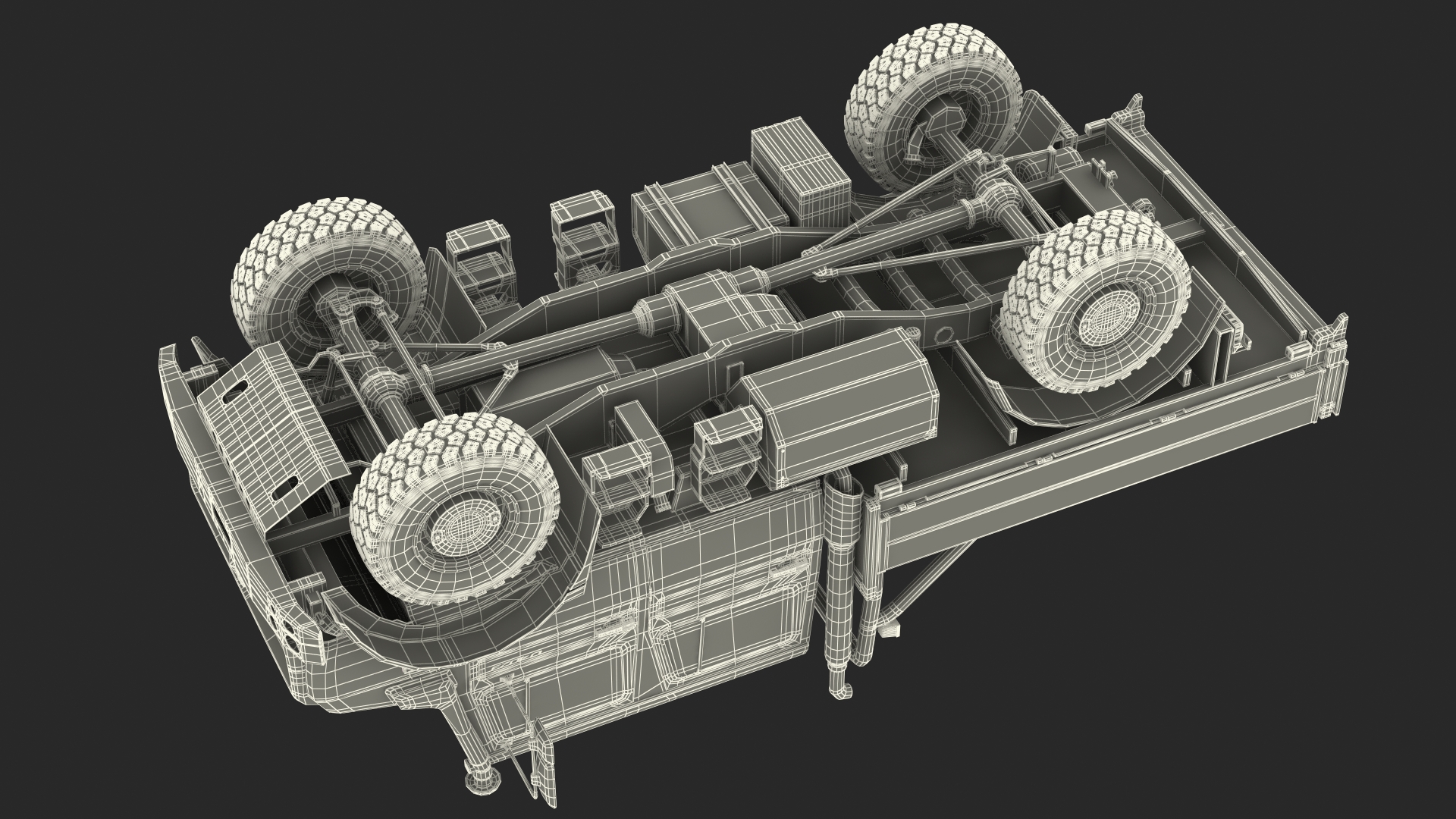 Mercedes Benz Unimog 4023 Off Road Vehicle 3D