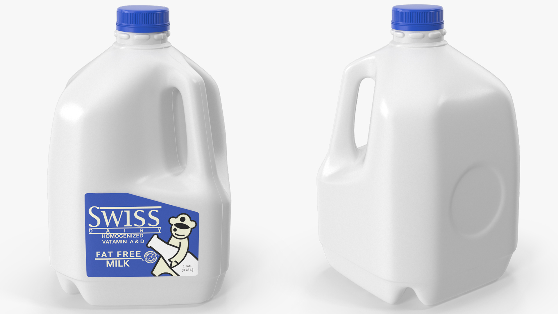 Swiss Dairy Fat Free Milk 1 Gallon Jug White - view 2