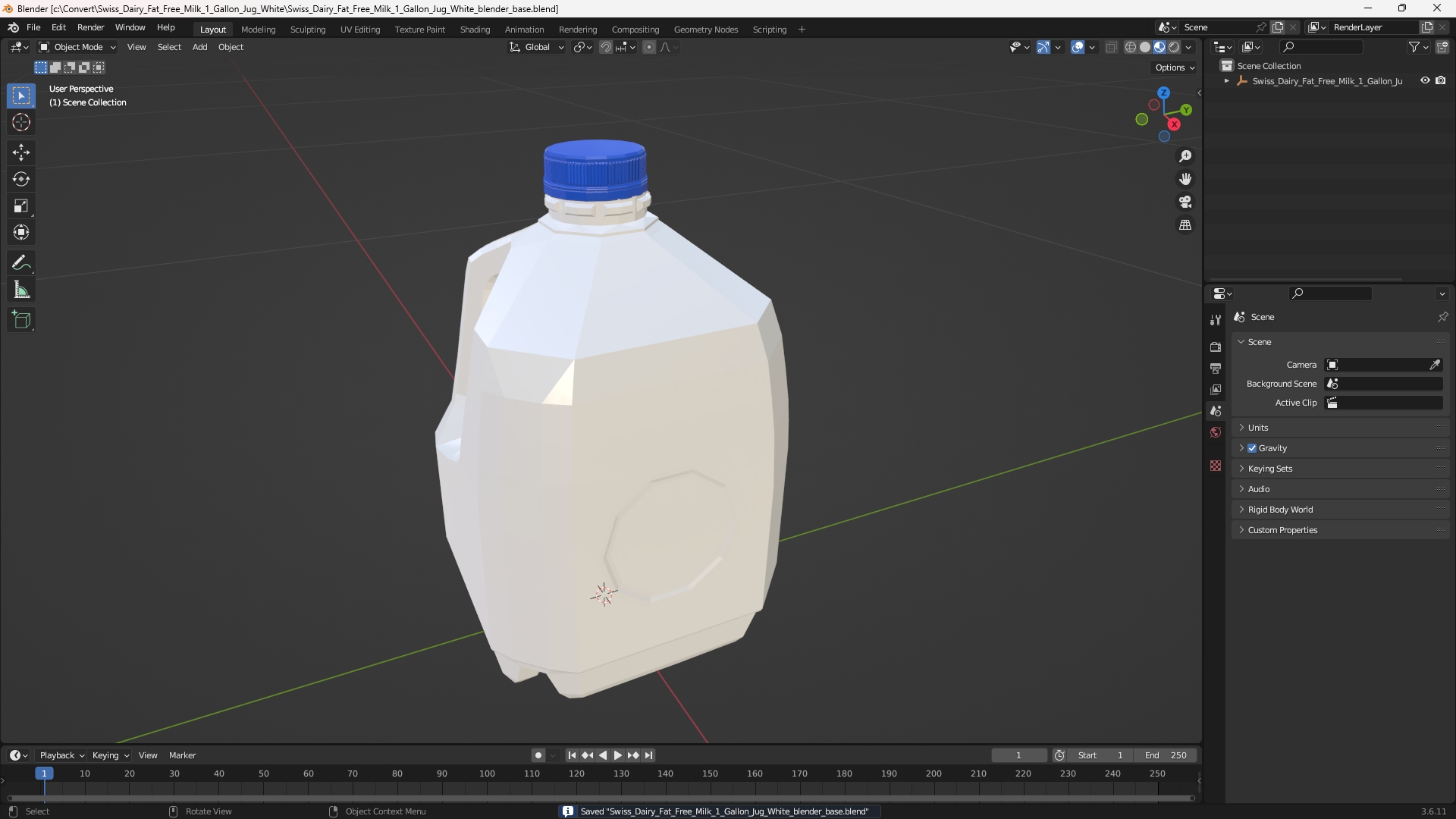 Swiss Dairy Fat Free Milk 1 Gallon Jug White - view 10