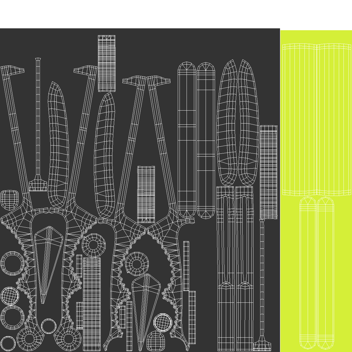 Nutcracker Pliers 3D