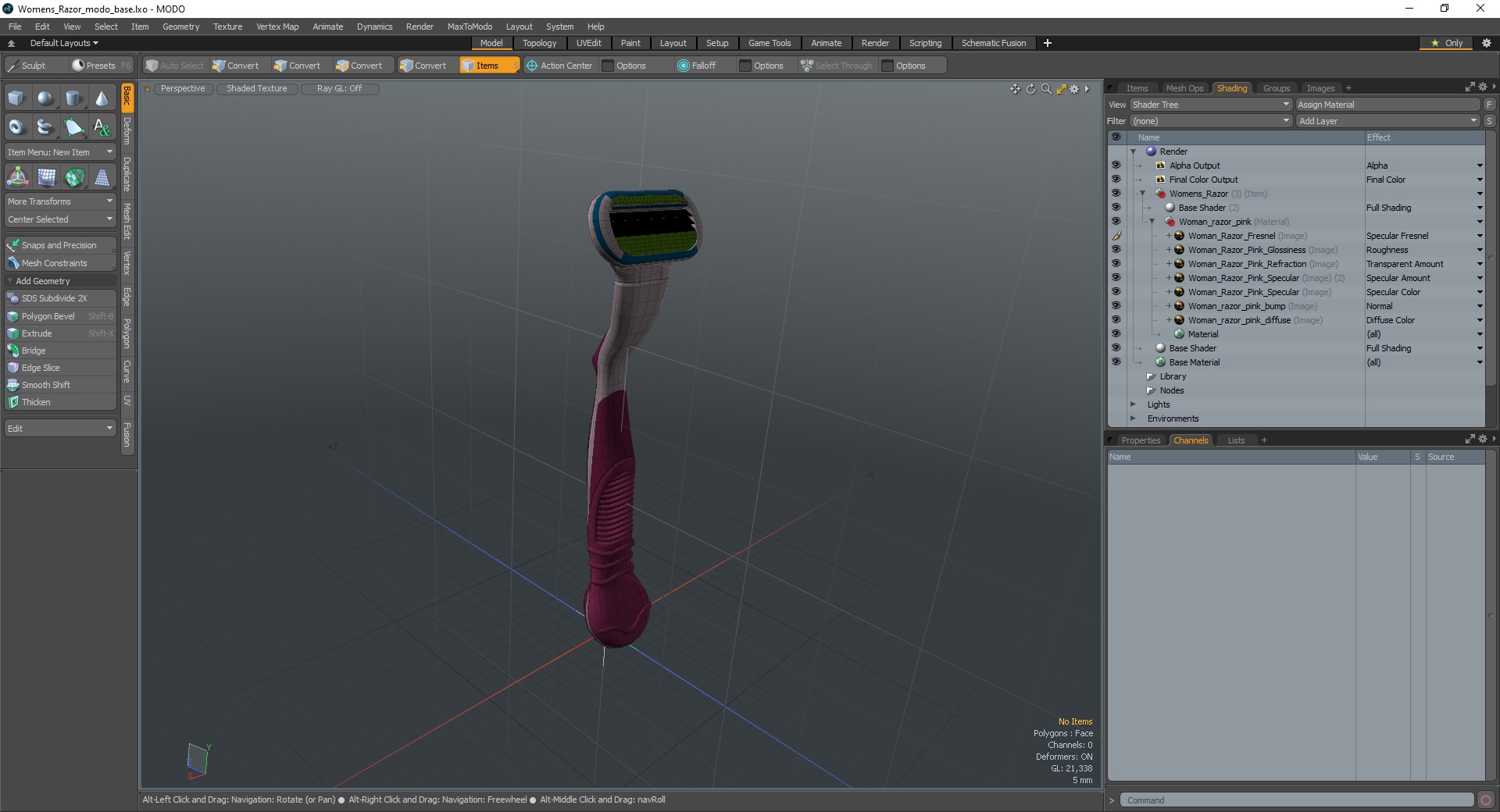 Womens Razor 3D