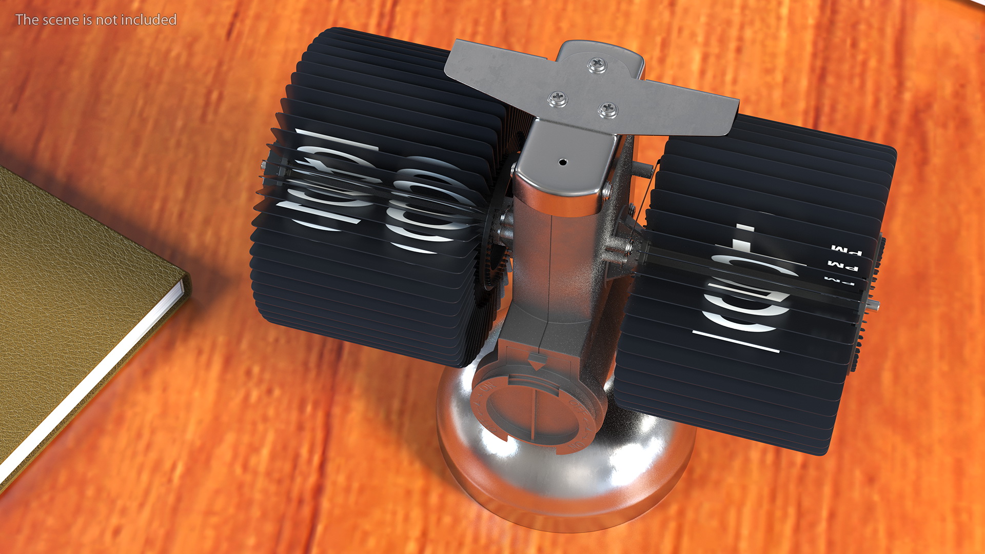 Flip Down Clock Neutral Position 3D