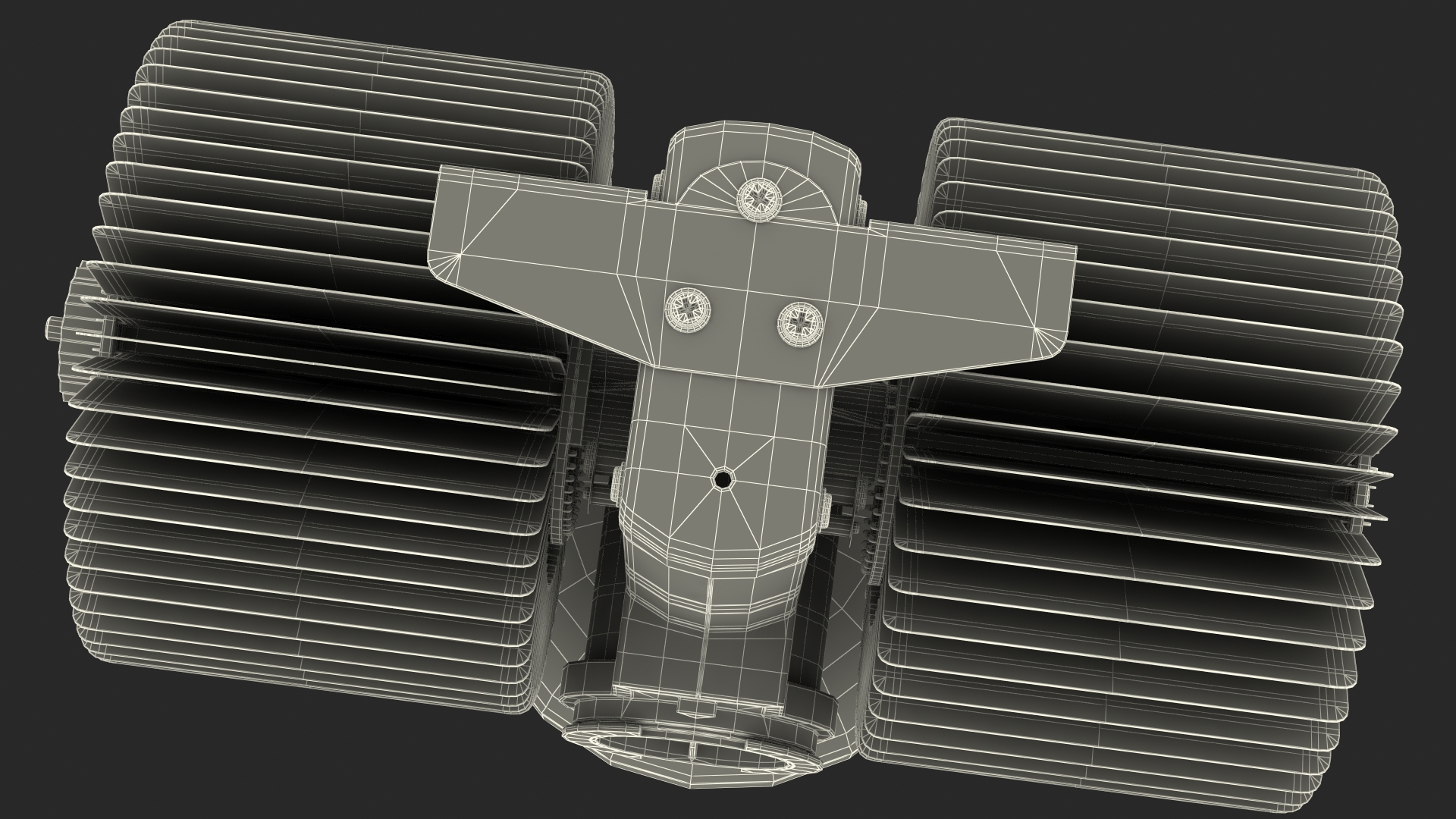 Flip Down Clock Neutral Position 3D