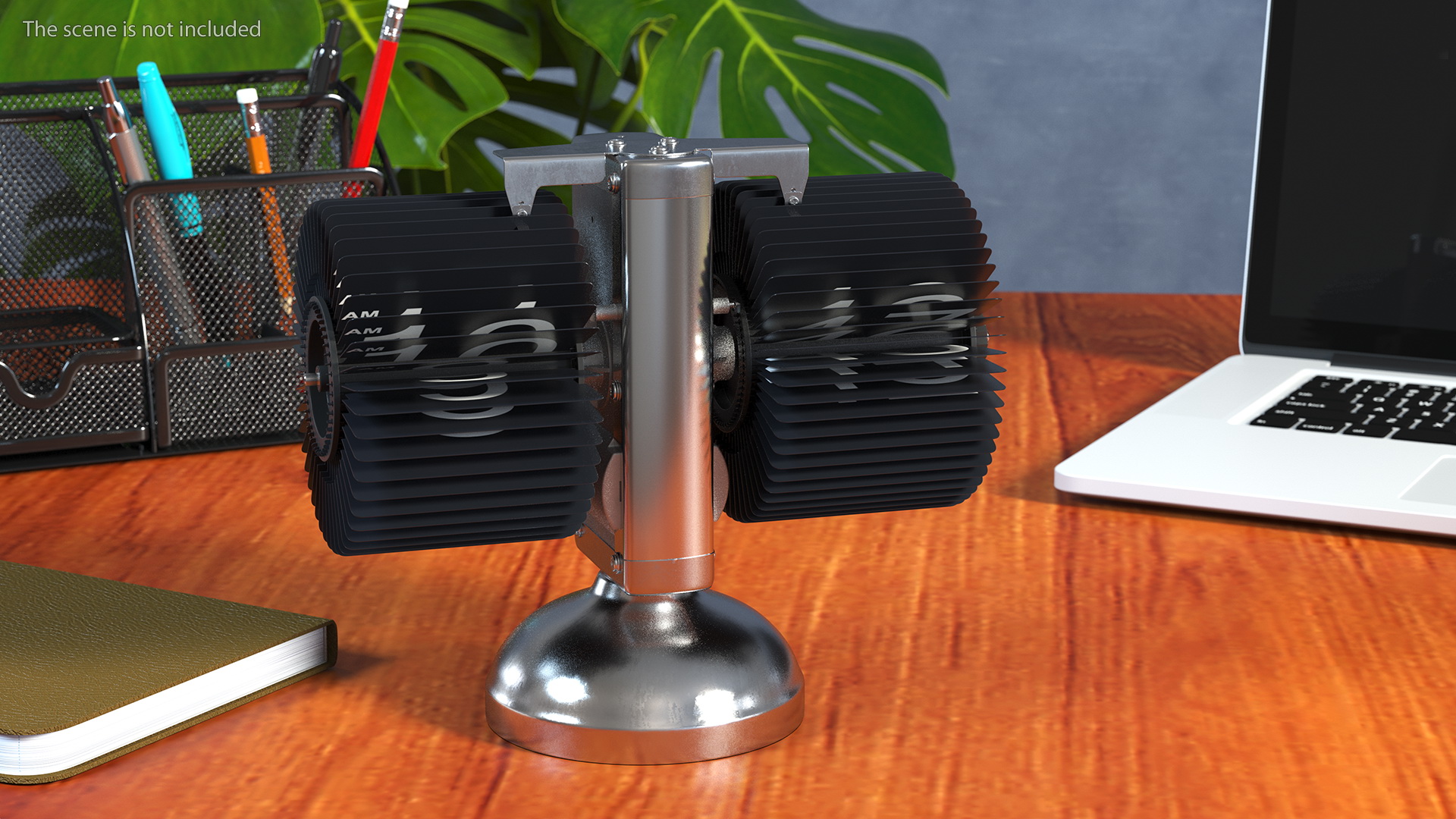 Flip Down Clock Neutral Position 3D