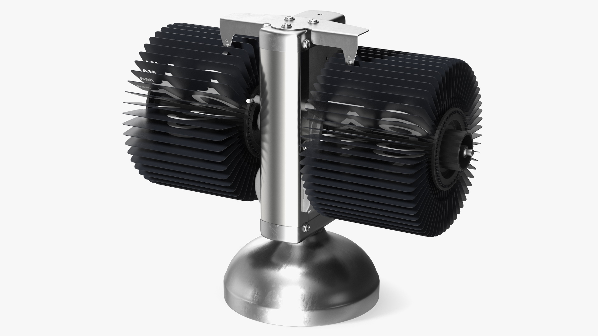 Flip Down Clock Neutral Position 3D