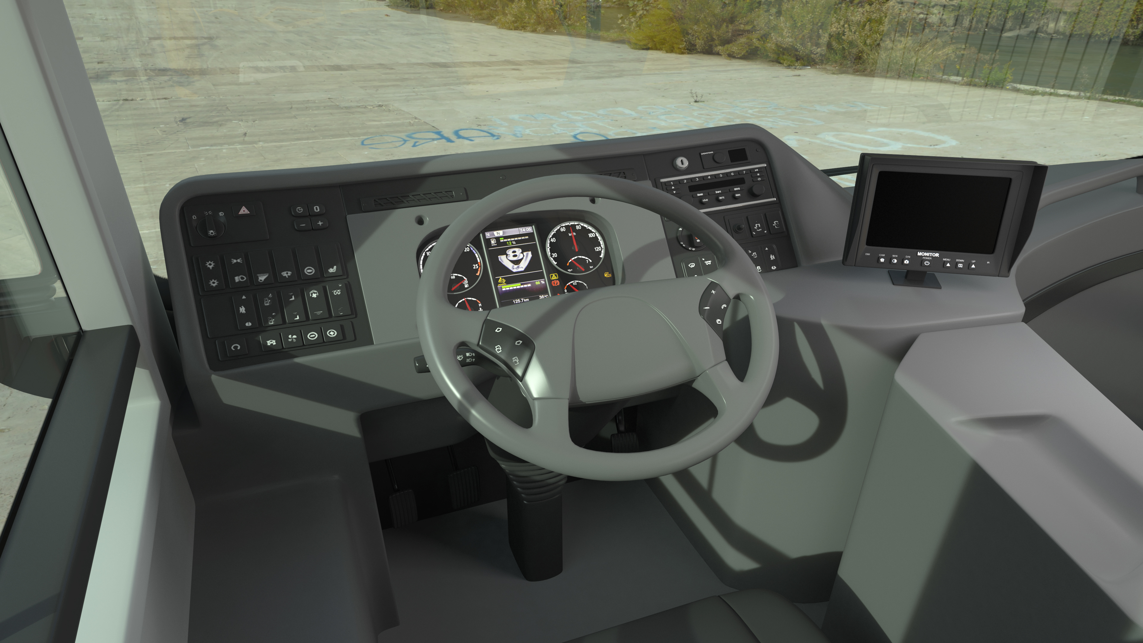 3D Open Top Double Decker Hop On Off Tour Bus Rigged for Maya model