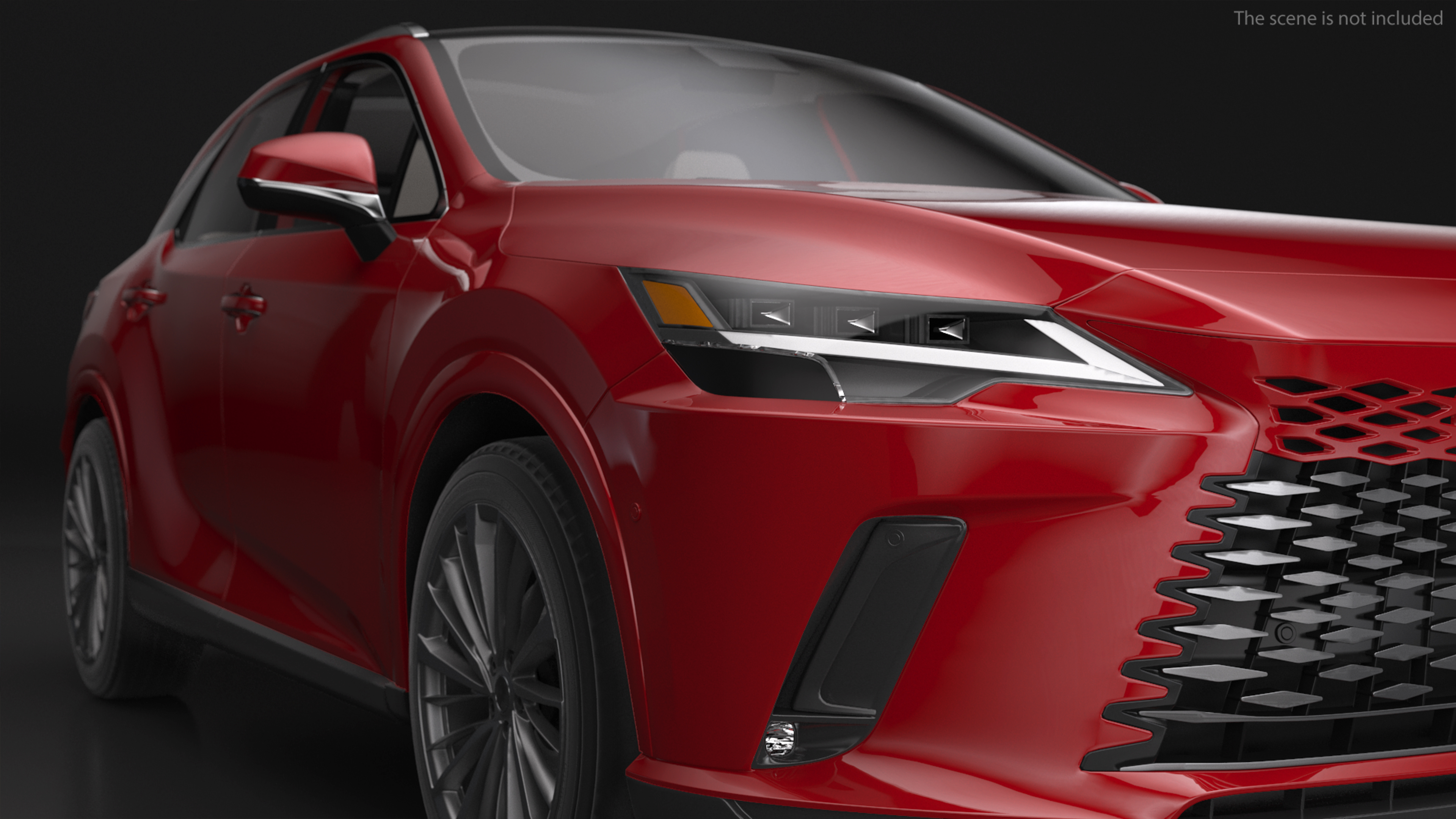 Crossover Simple Interior Red 3D model