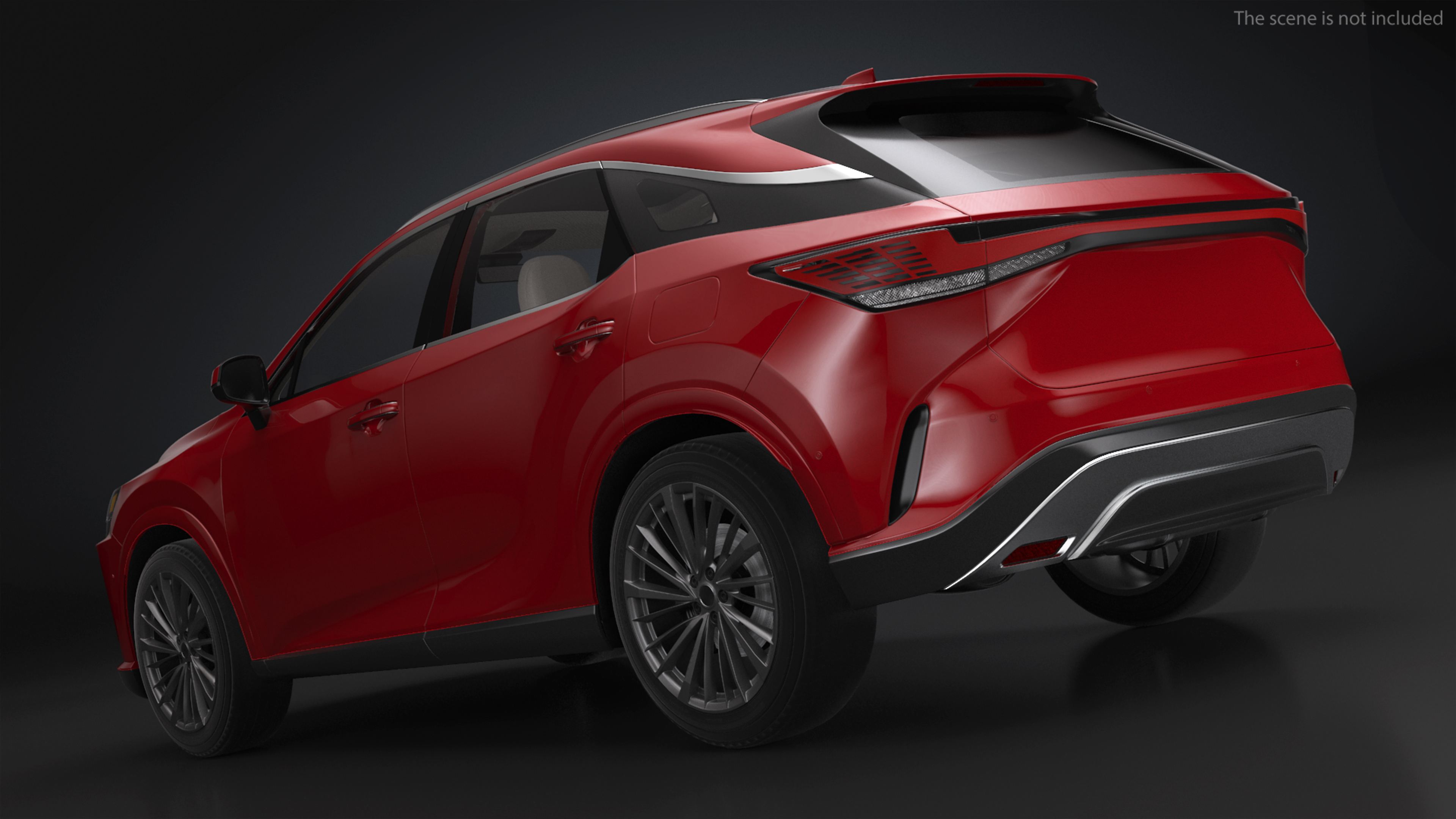 Crossover Simple Interior Red 3D model