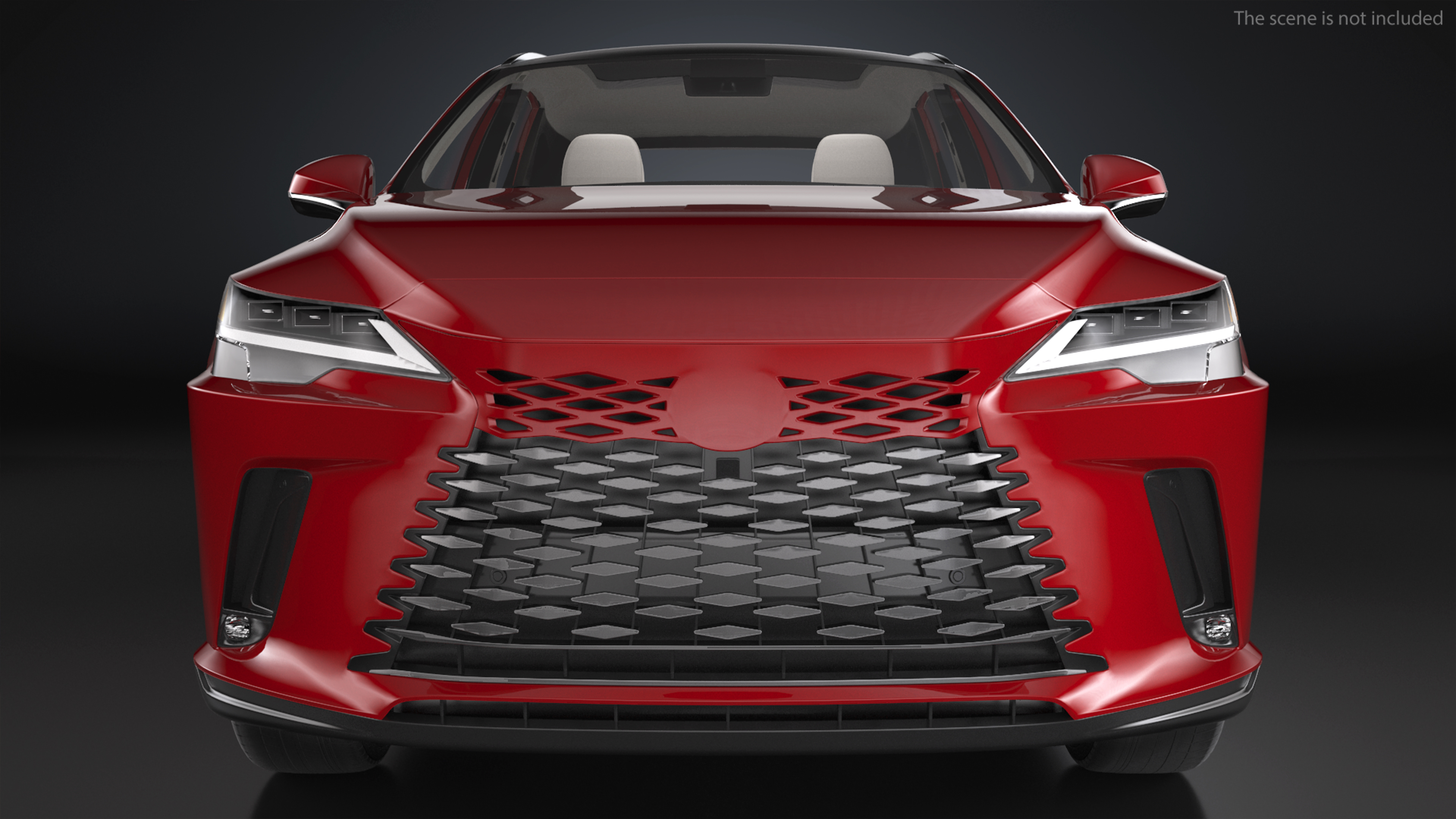 Crossover Simple Interior Red 3D model