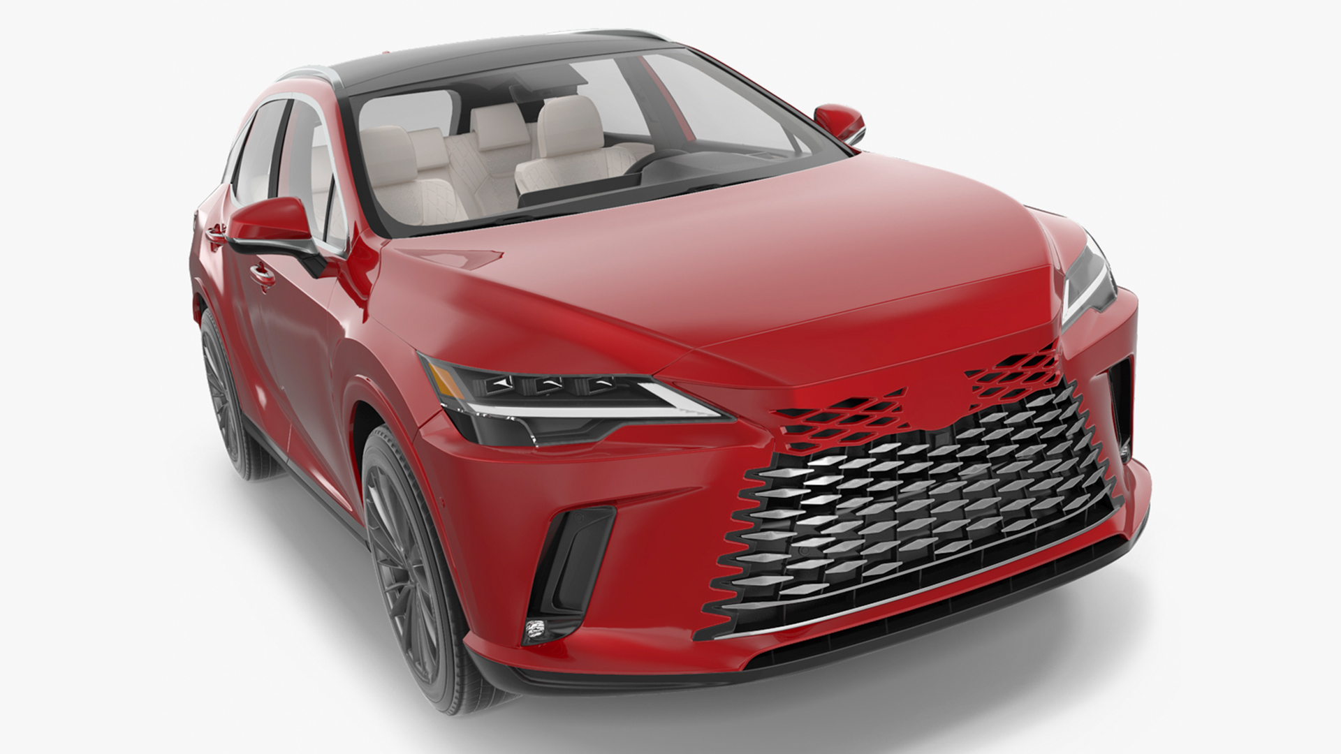 Crossover Simple Interior Red 3D model