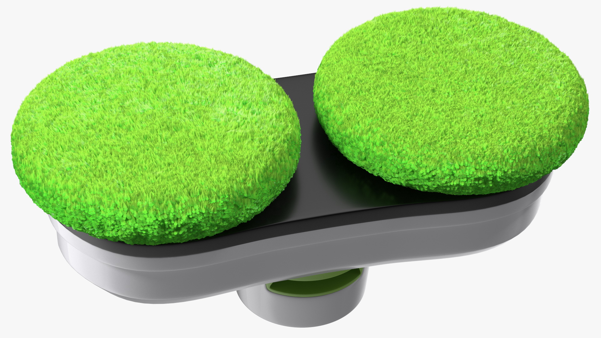 3D Robot Window Cleaner Generic Green Fur model