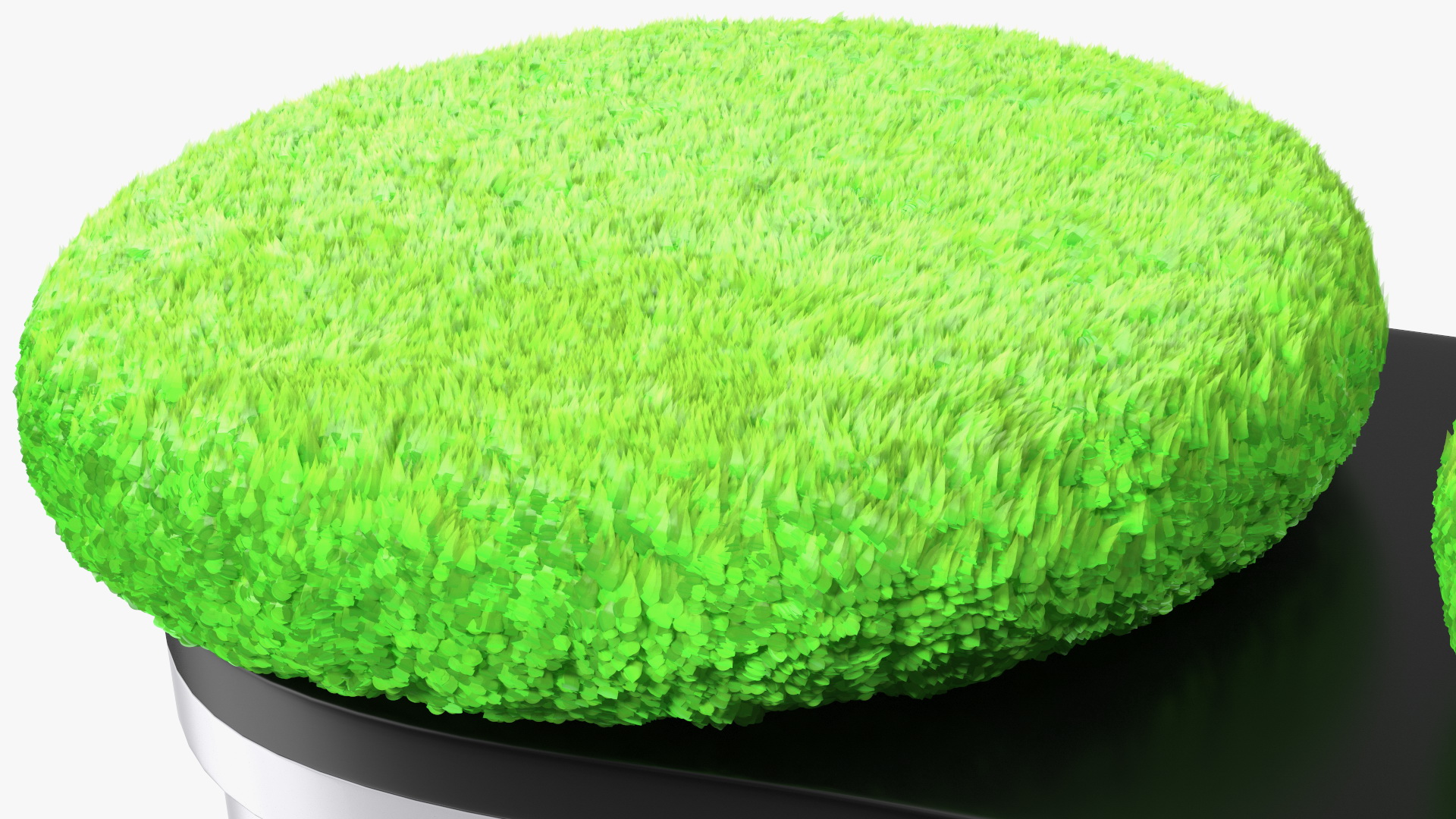 3D Robot Window Cleaner Generic Green Fur model