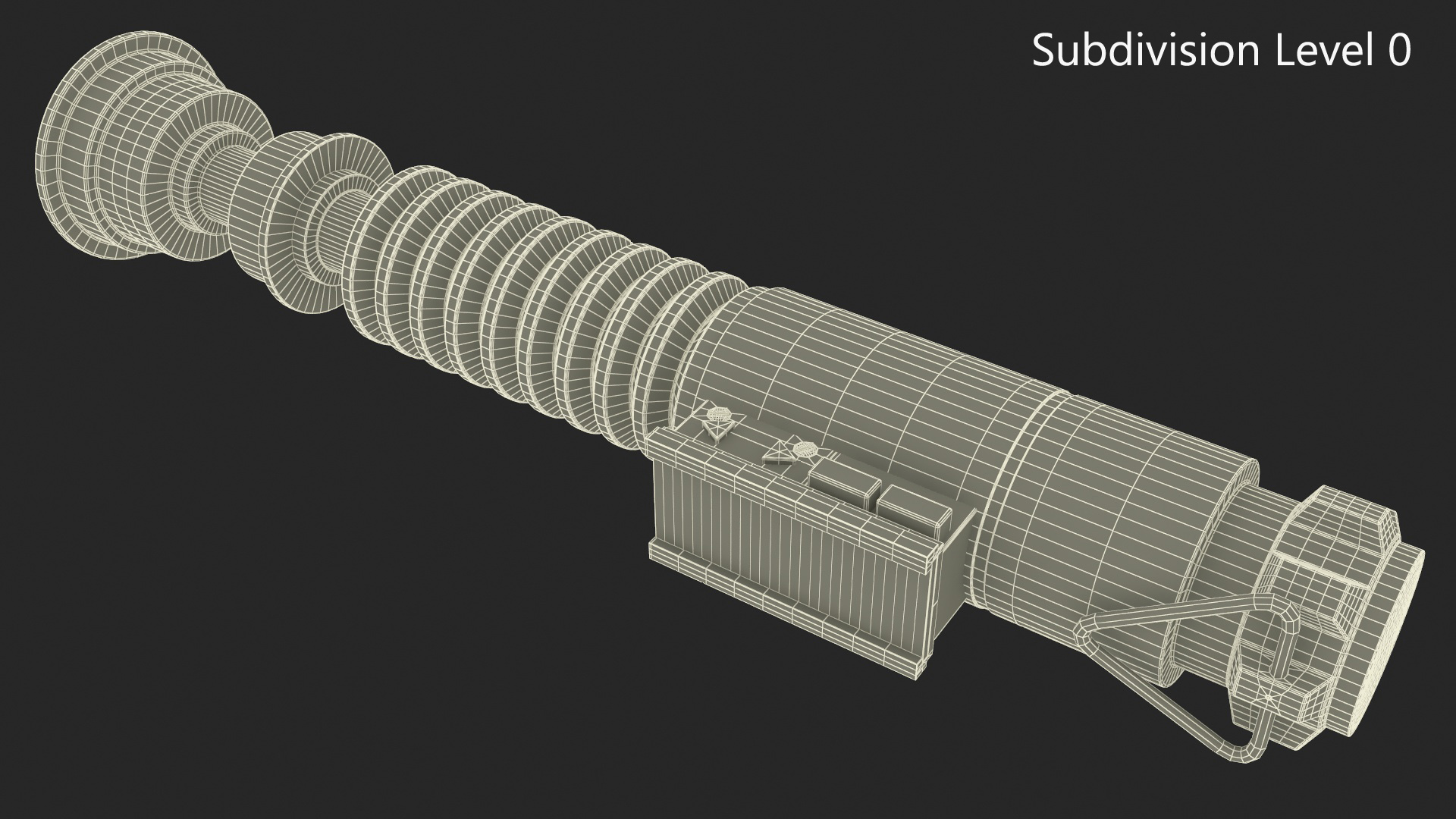 Luke Skywalker Lightsaber Off 3D model