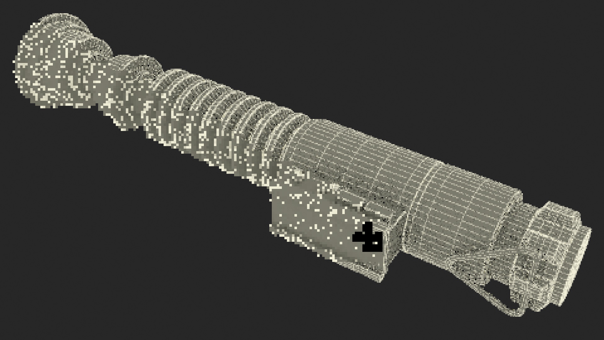 Luke Skywalker Lightsaber Off 3D model