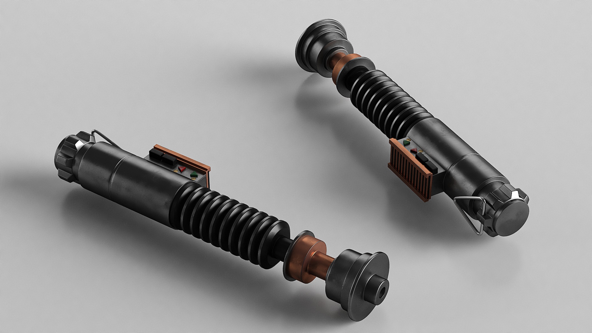 Luke Skywalker Lightsaber Off 3D model