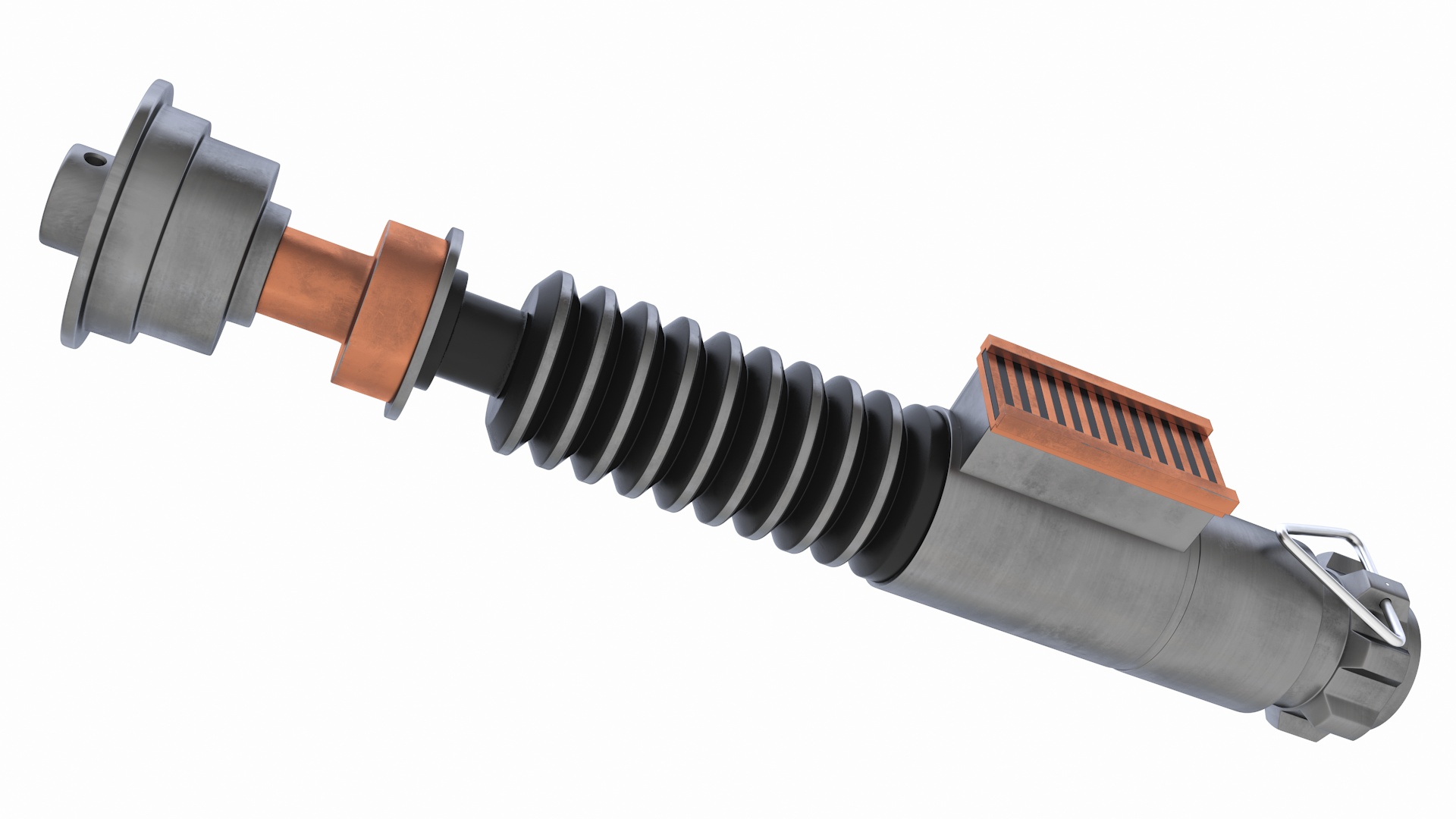 Luke Skywalker Lightsaber Off 3D model