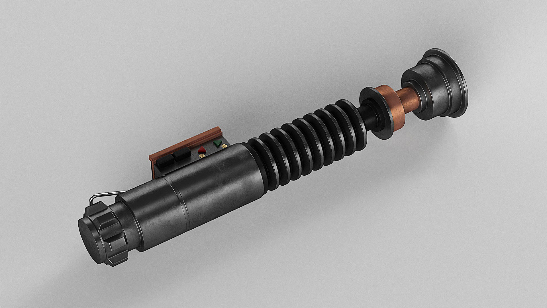 Luke Skywalker Lightsaber Off 3D model