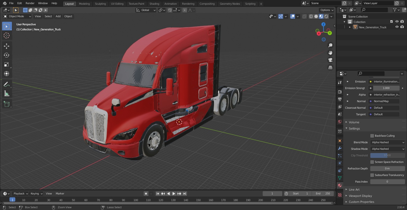 3D model New Generation Truck