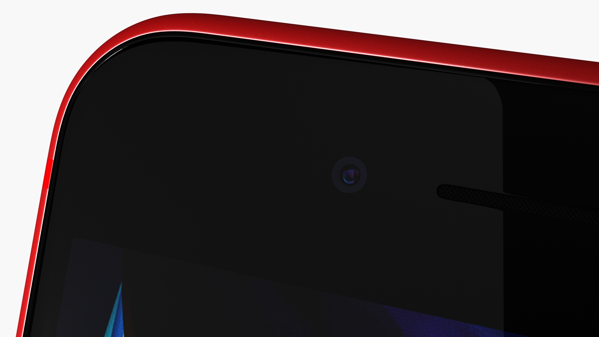 3D iPhone SE 2022 Red model