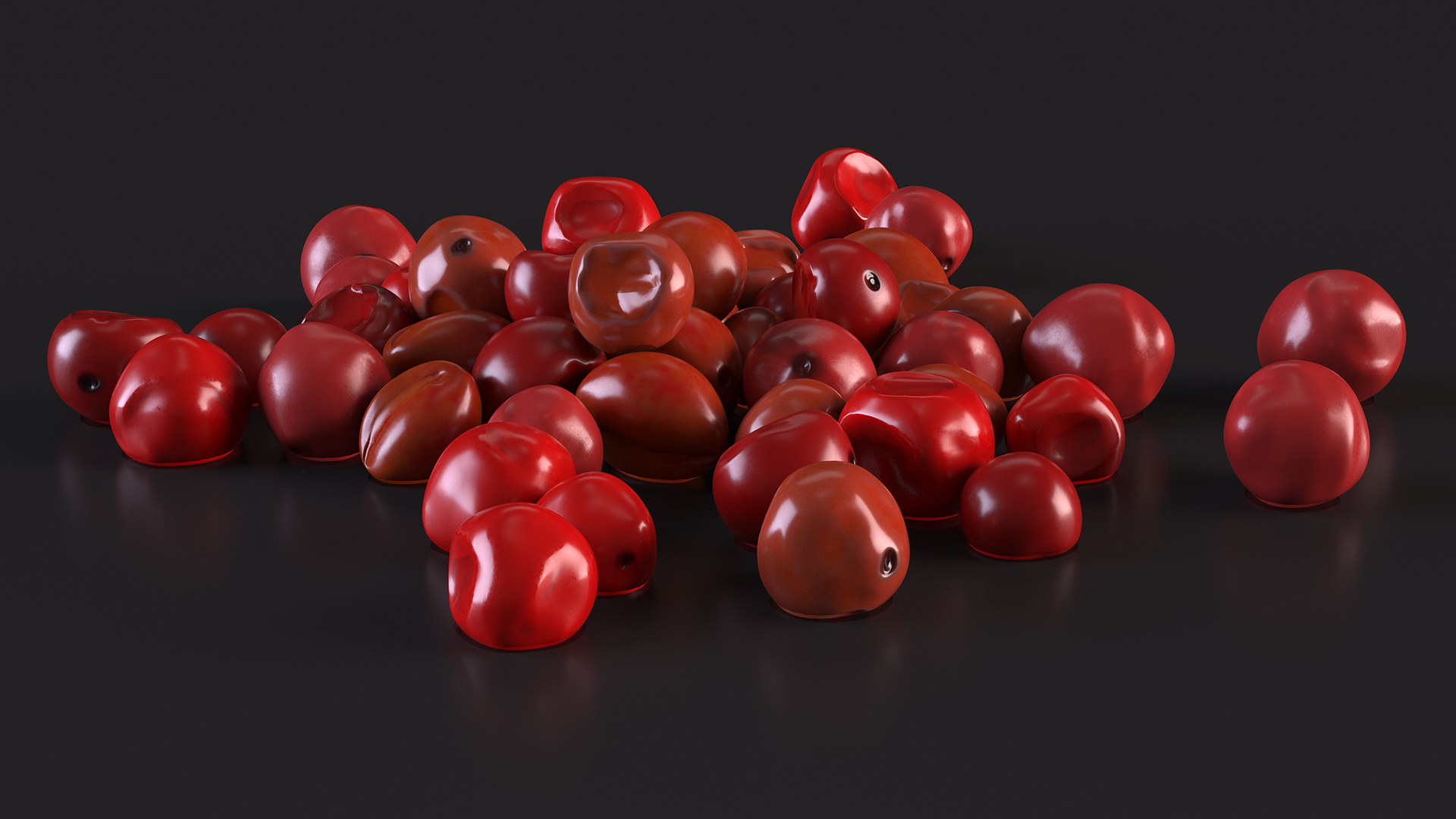 3D model Red Dried Peppercorn