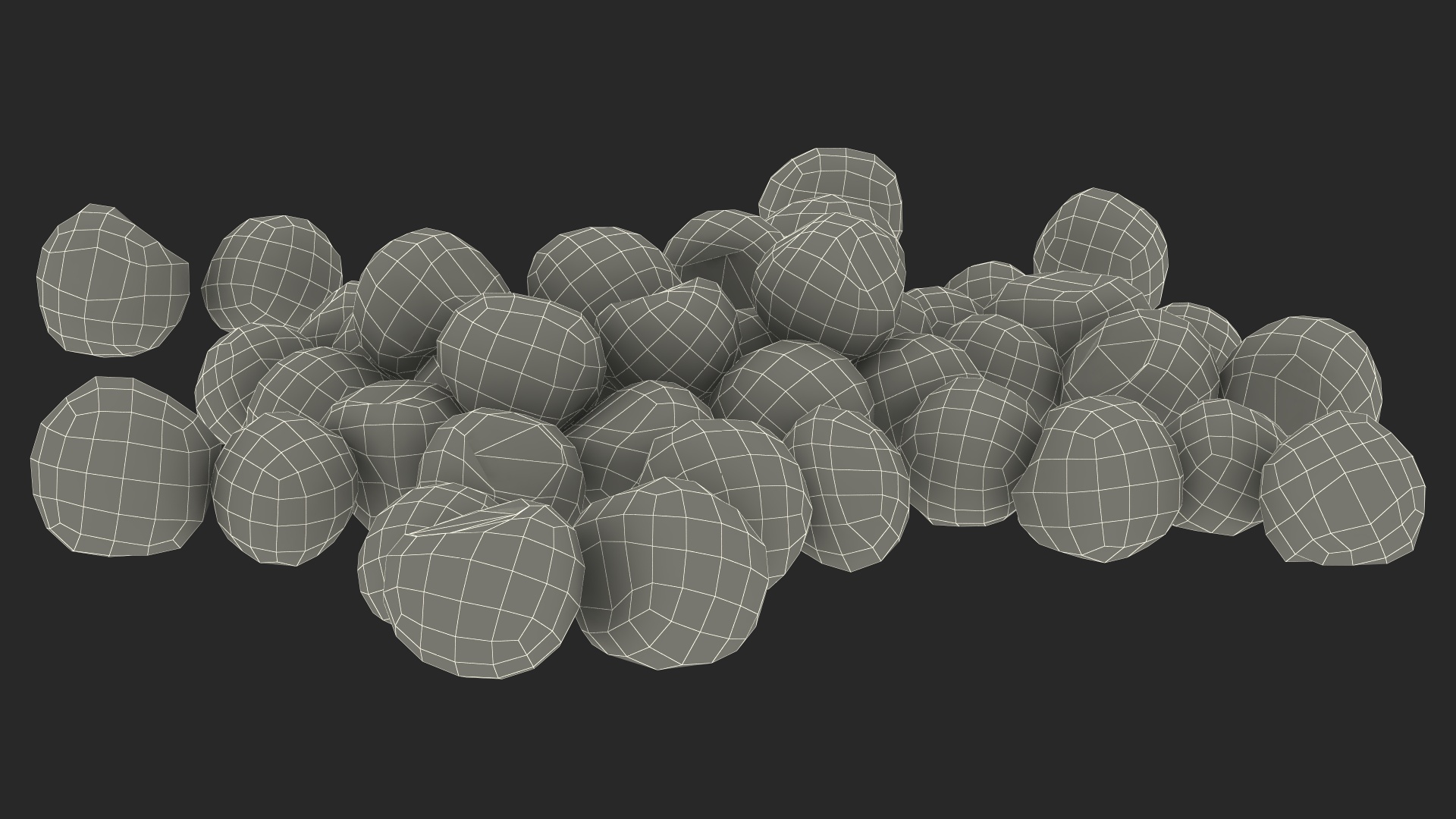 3D model Red Dried Peppercorn