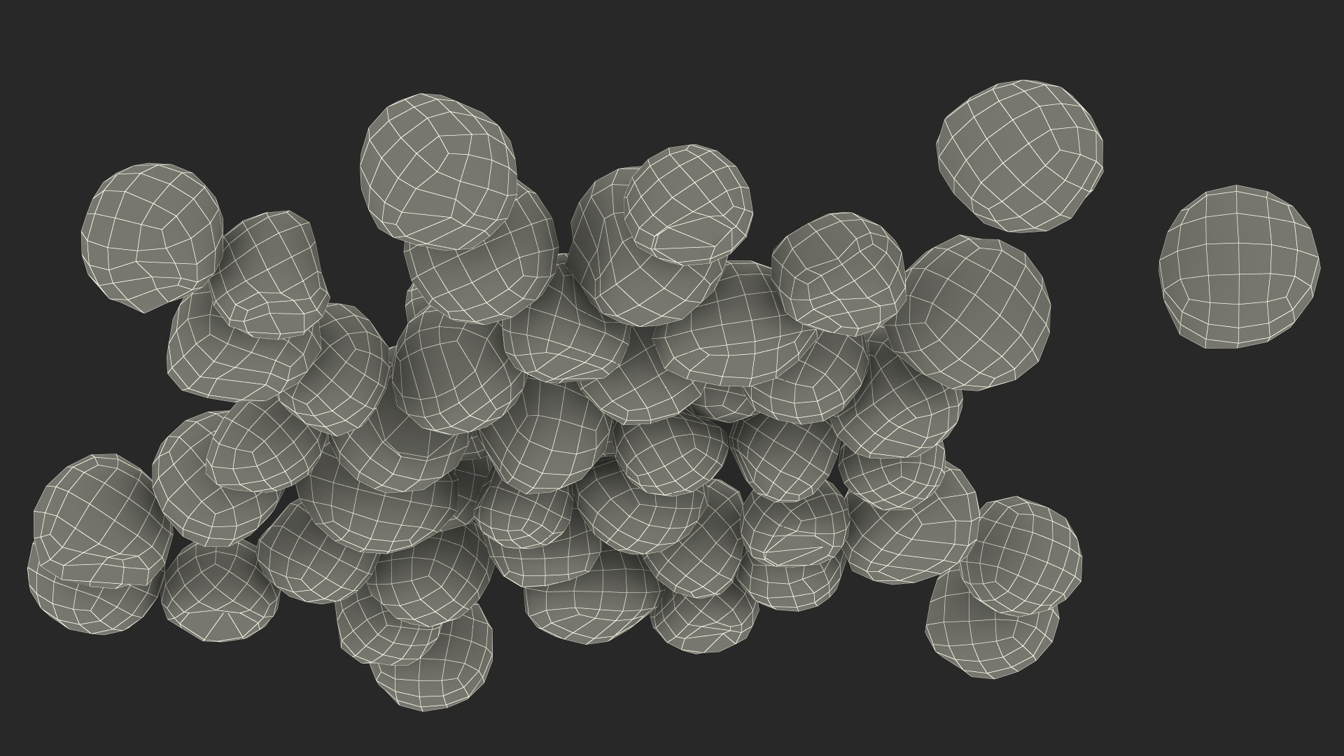 3D model Red Dried Peppercorn