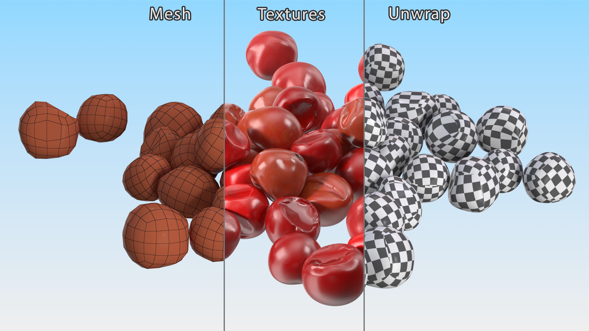 3D model Red Dried Peppercorn