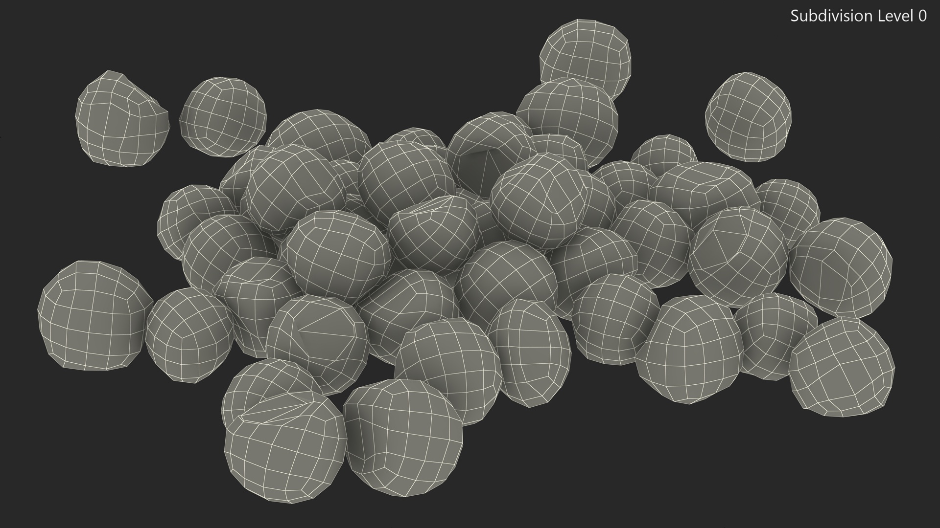 3D model Red Dried Peppercorn