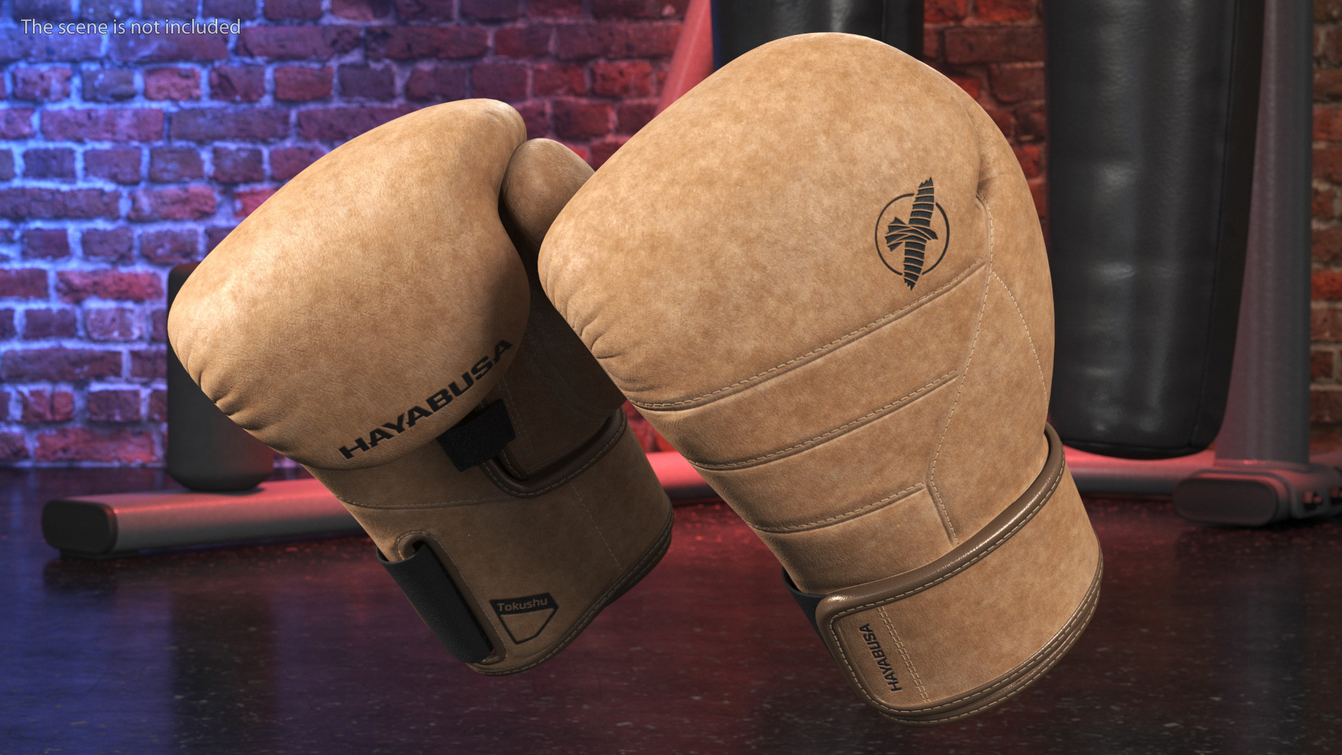 Boxing Gloves Beige Hayabusa T3 LX 3D model