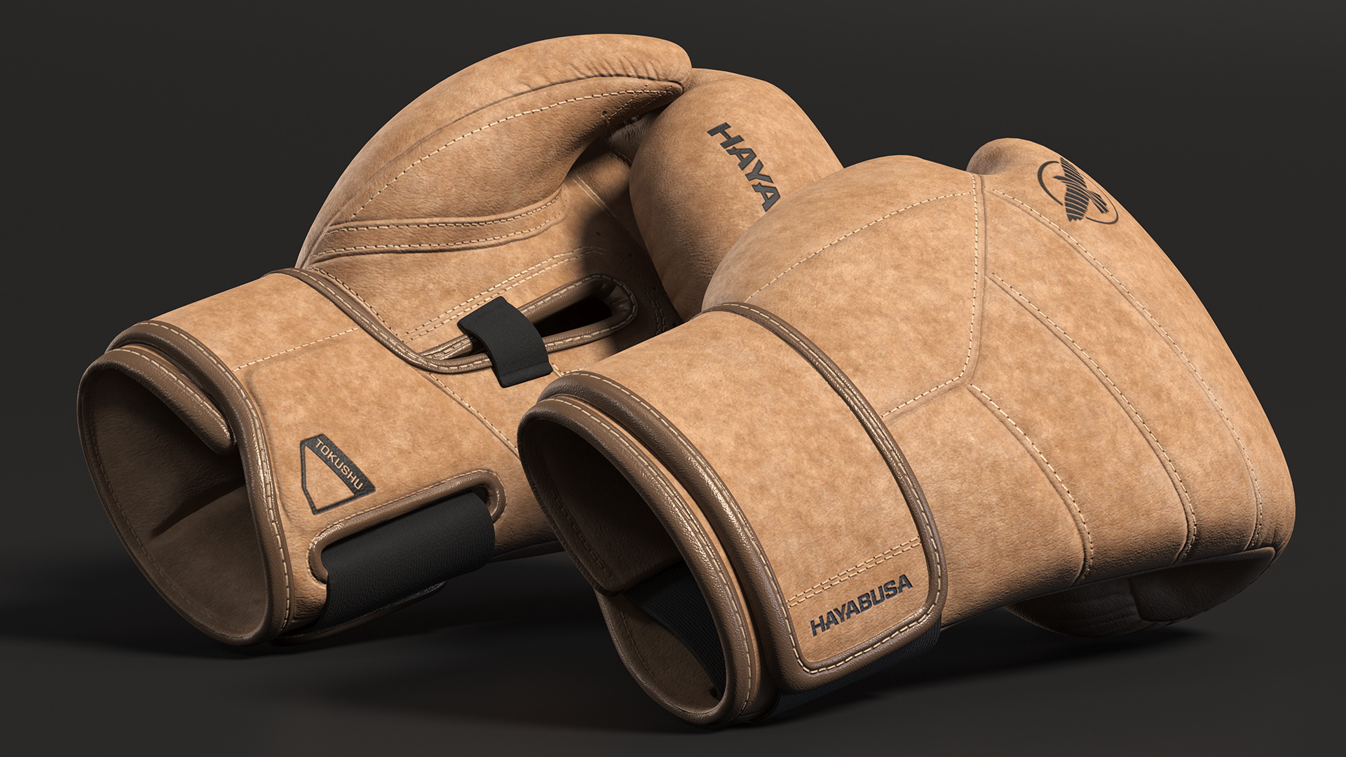 Boxing Gloves Beige Hayabusa T3 LX 3D model