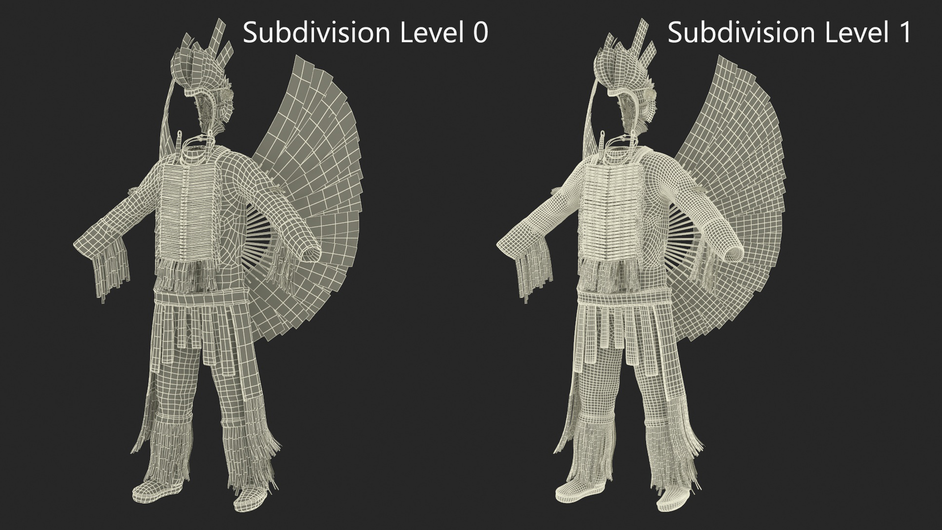 Clothing American Indian 3D model