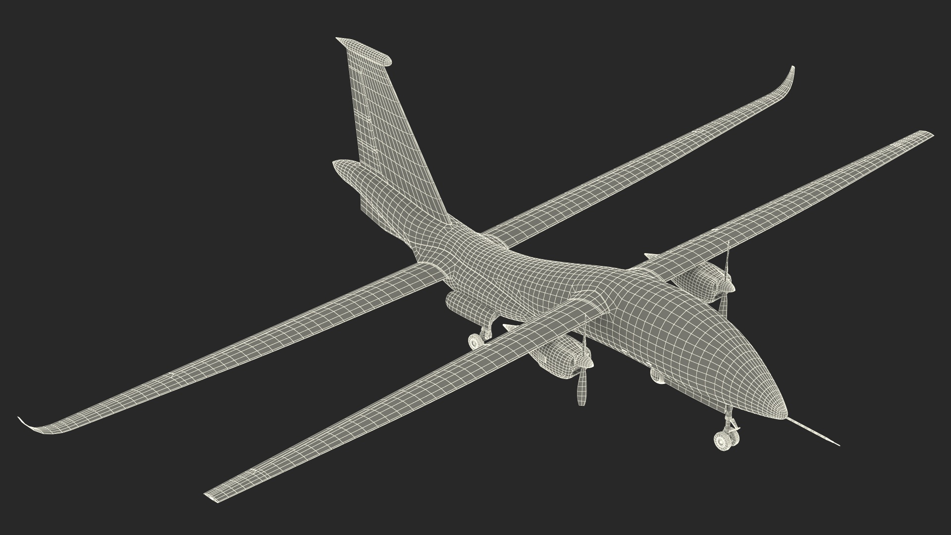 3D Yabhon United 40-UAV Grey Color