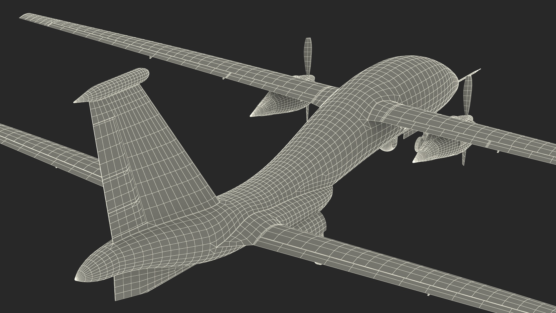 3D Yabhon United 40-UAV Grey Color
