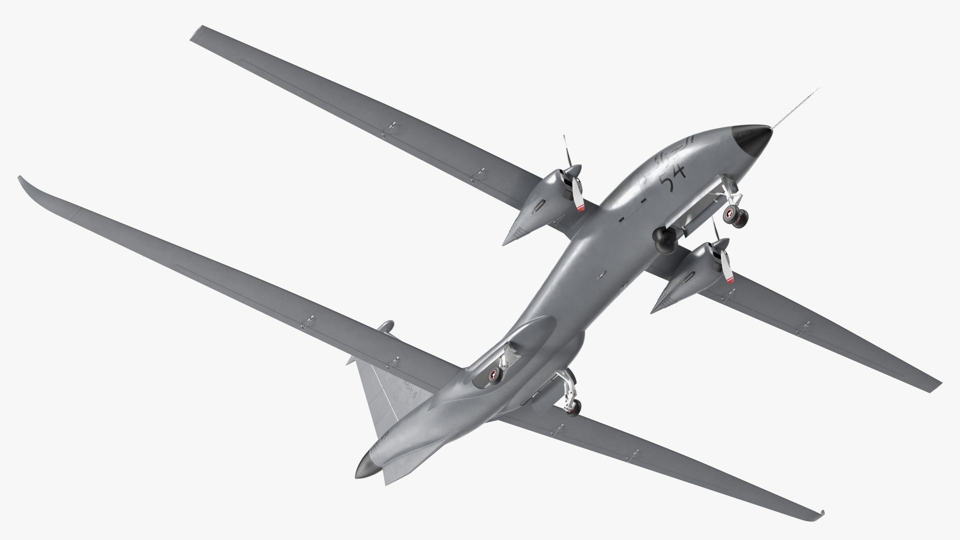 3D Yabhon United 40-UAV Grey Color