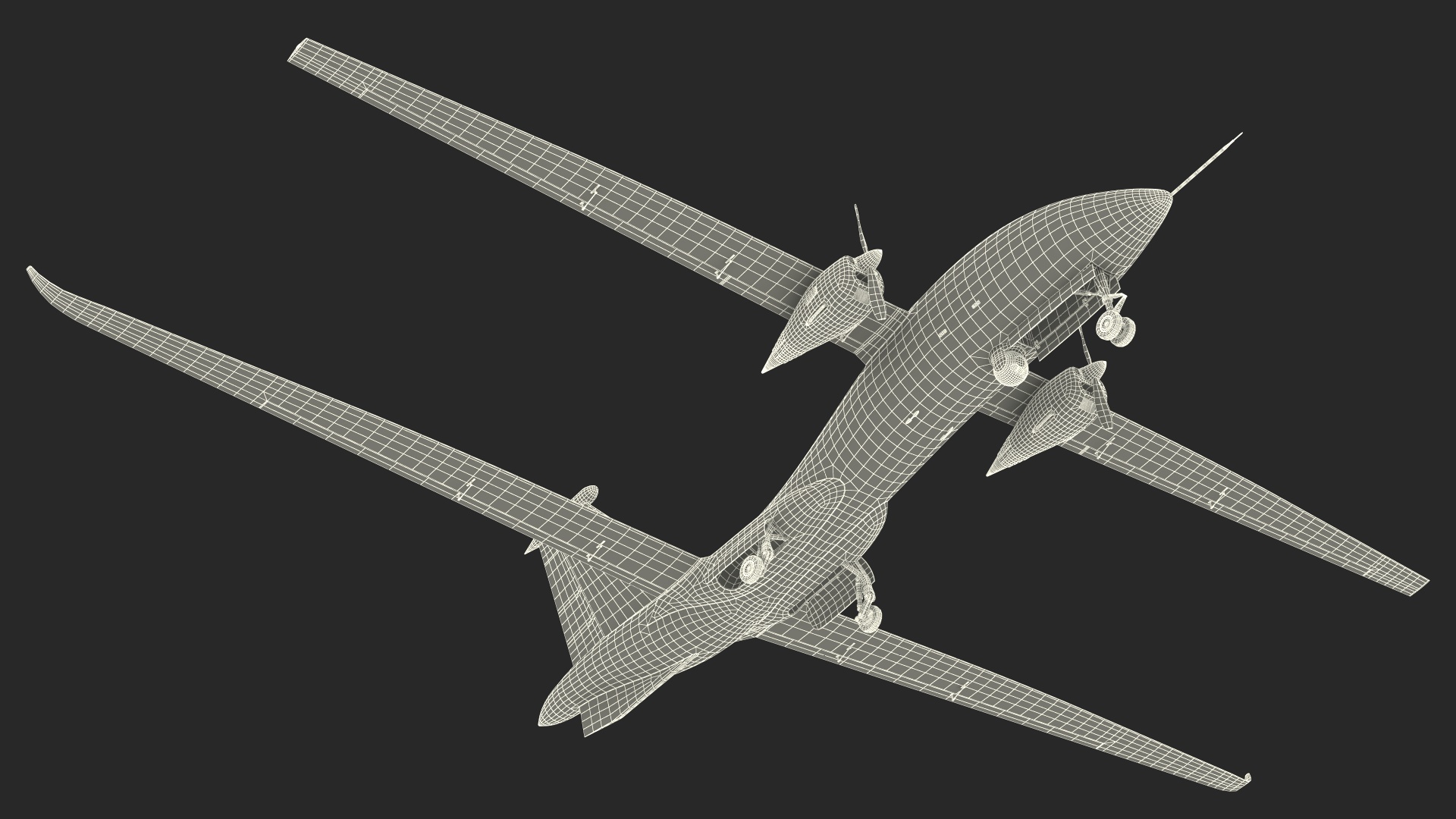 3D Yabhon United 40-UAV Grey Color