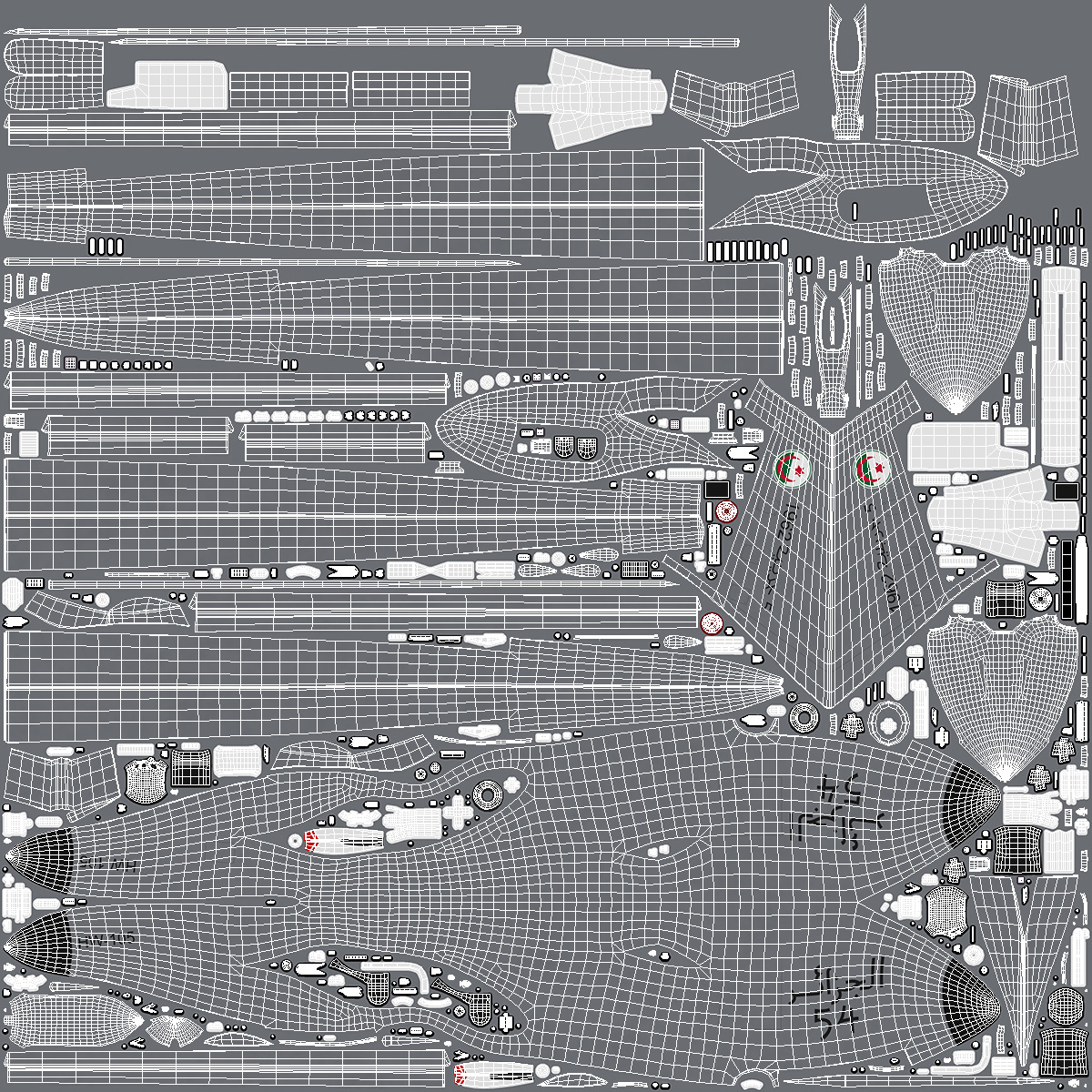3D Yabhon United 40-UAV Grey Color