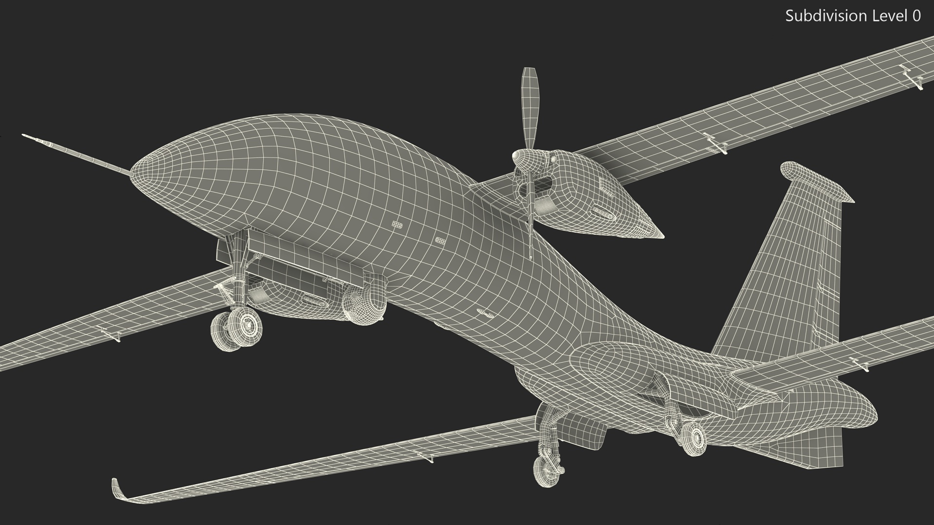3D Yabhon United 40-UAV Grey Color