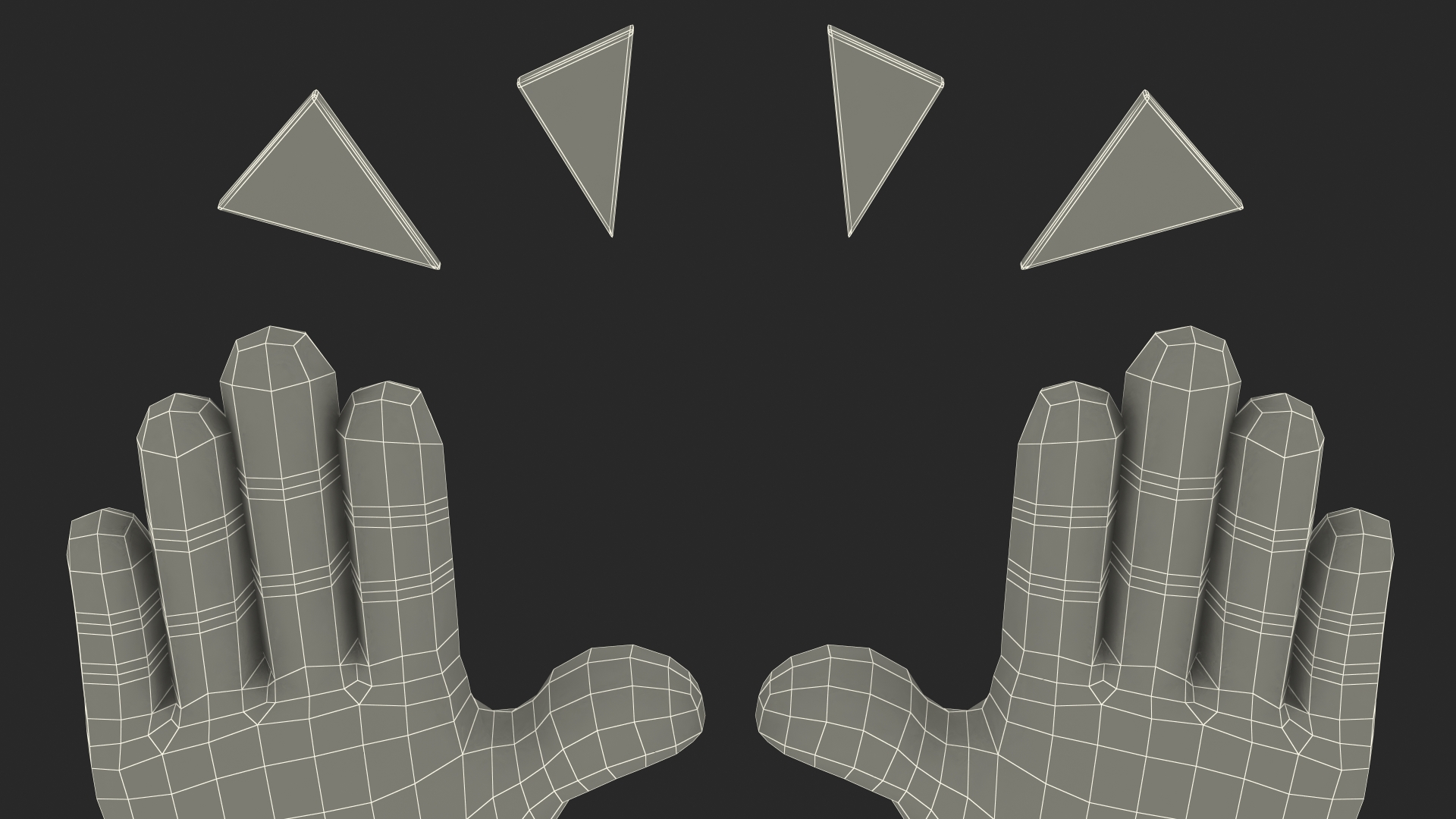 Raising Hands Emoji 3D model