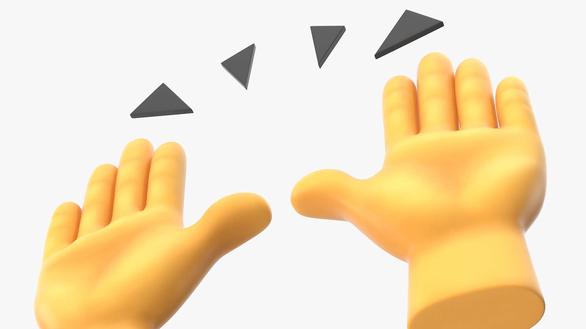 Raising Hands Emoji 3D model