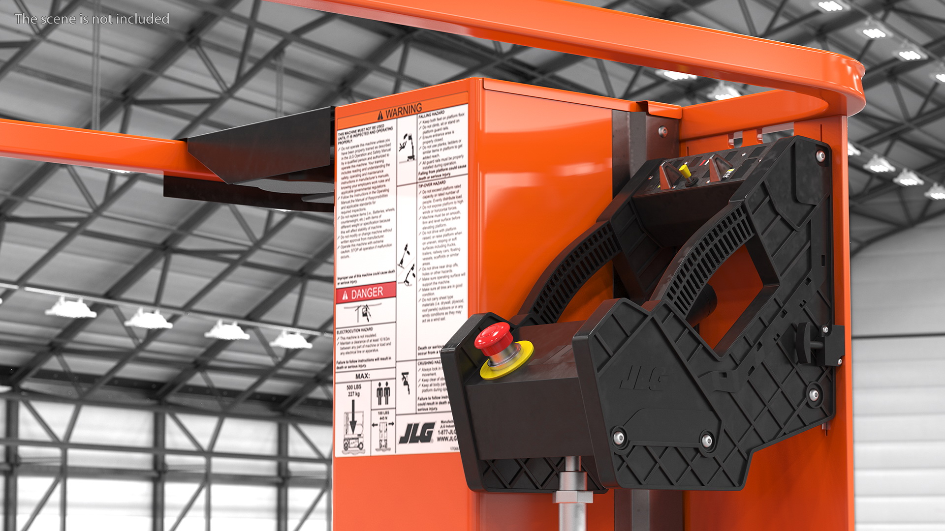 3D model JLG 1230ES Vertical Mast Lift Working Position New