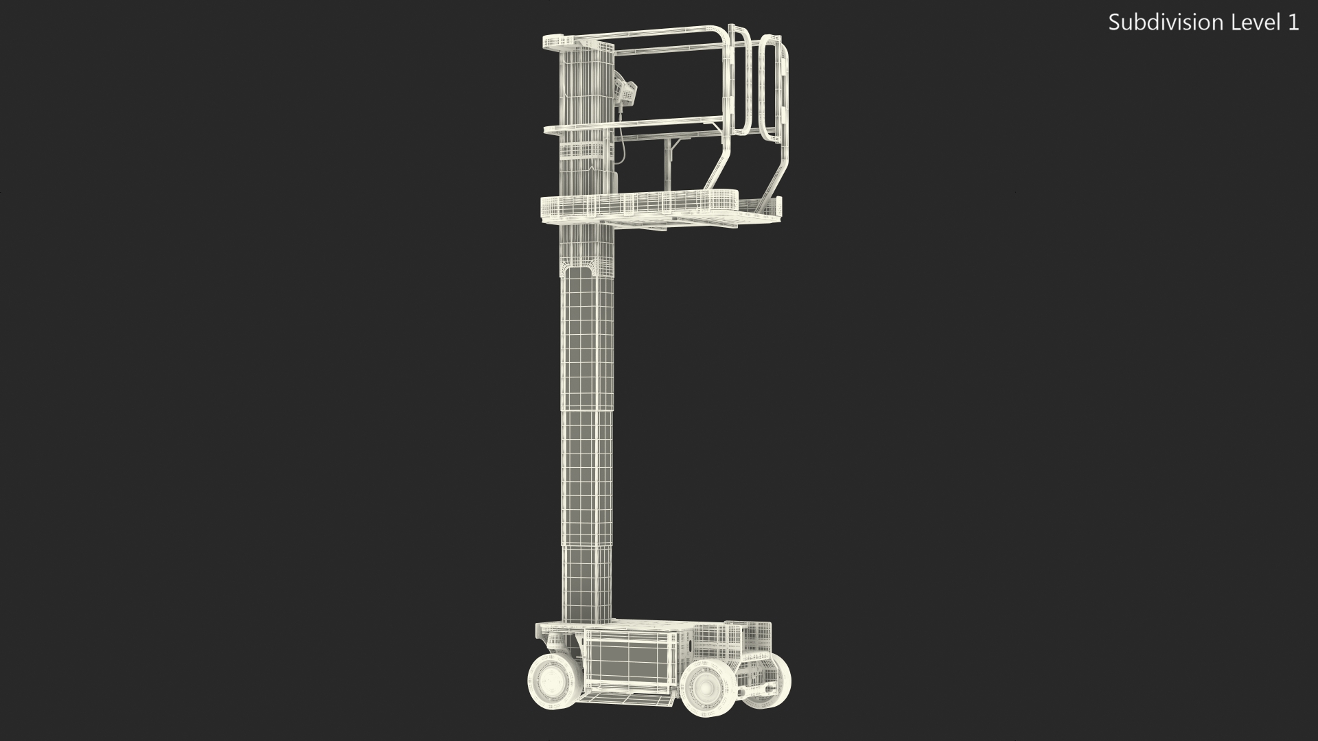 3D model JLG 1230ES Vertical Mast Lift Working Position New