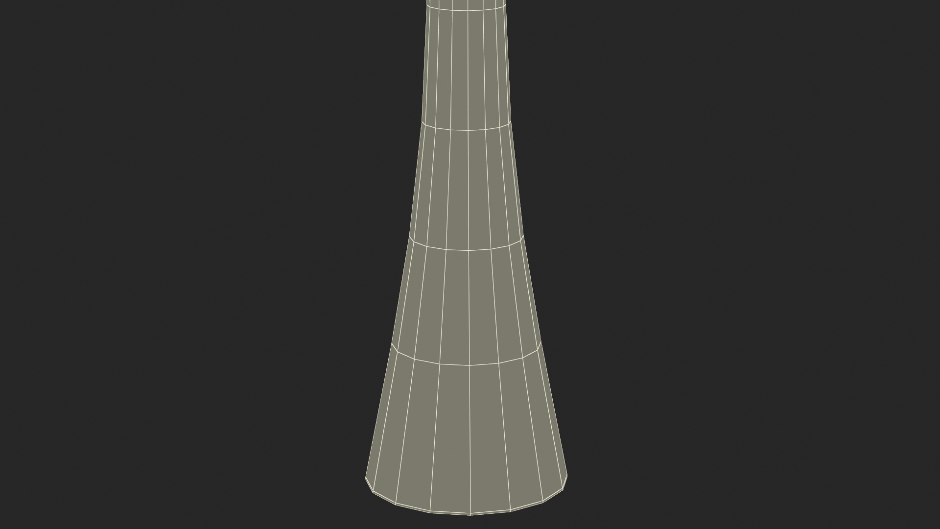 Lycoris Radiata in Glass Vase 3D model