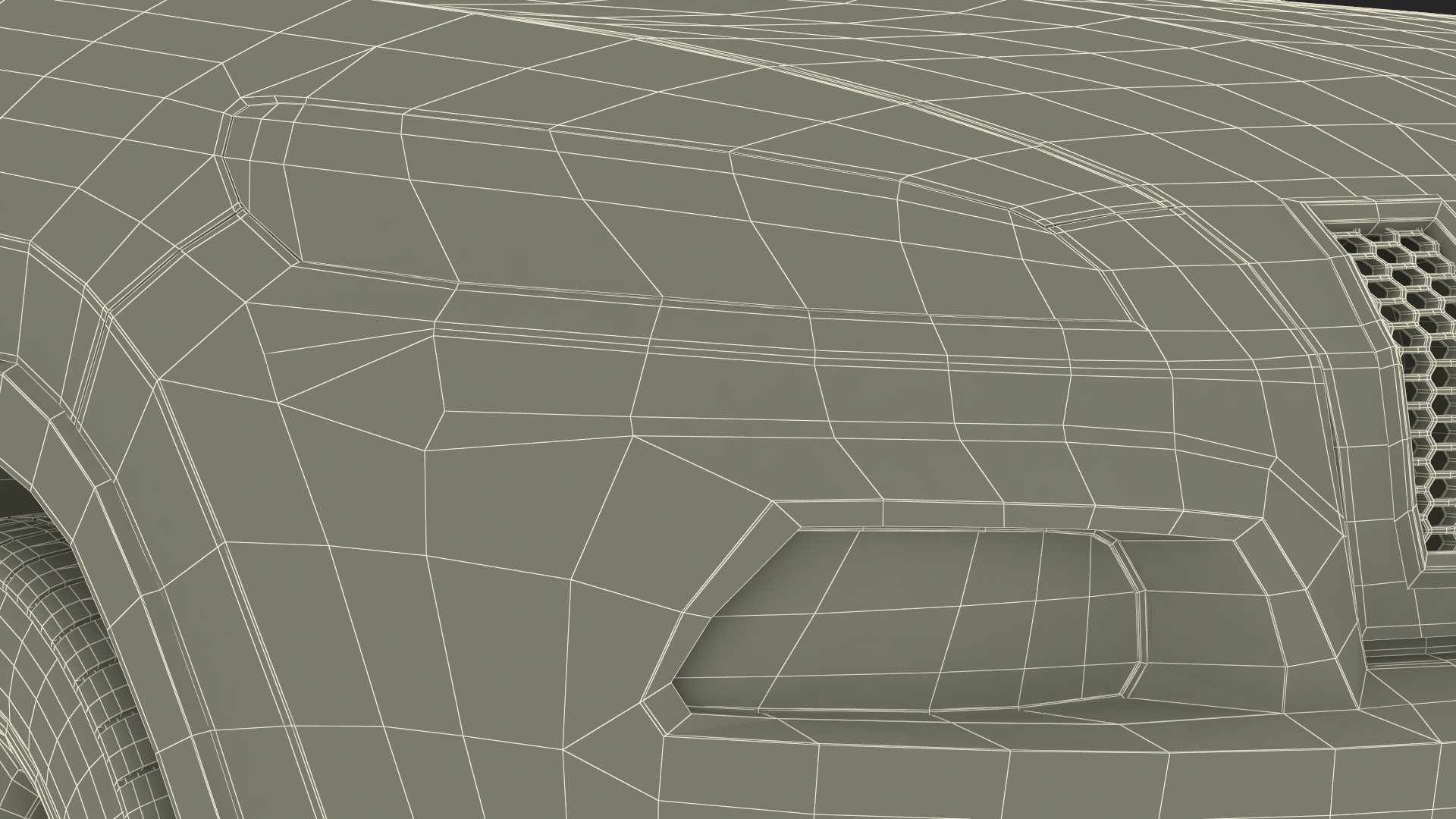 3D Jeep Cherokee SUV Simple Interior model