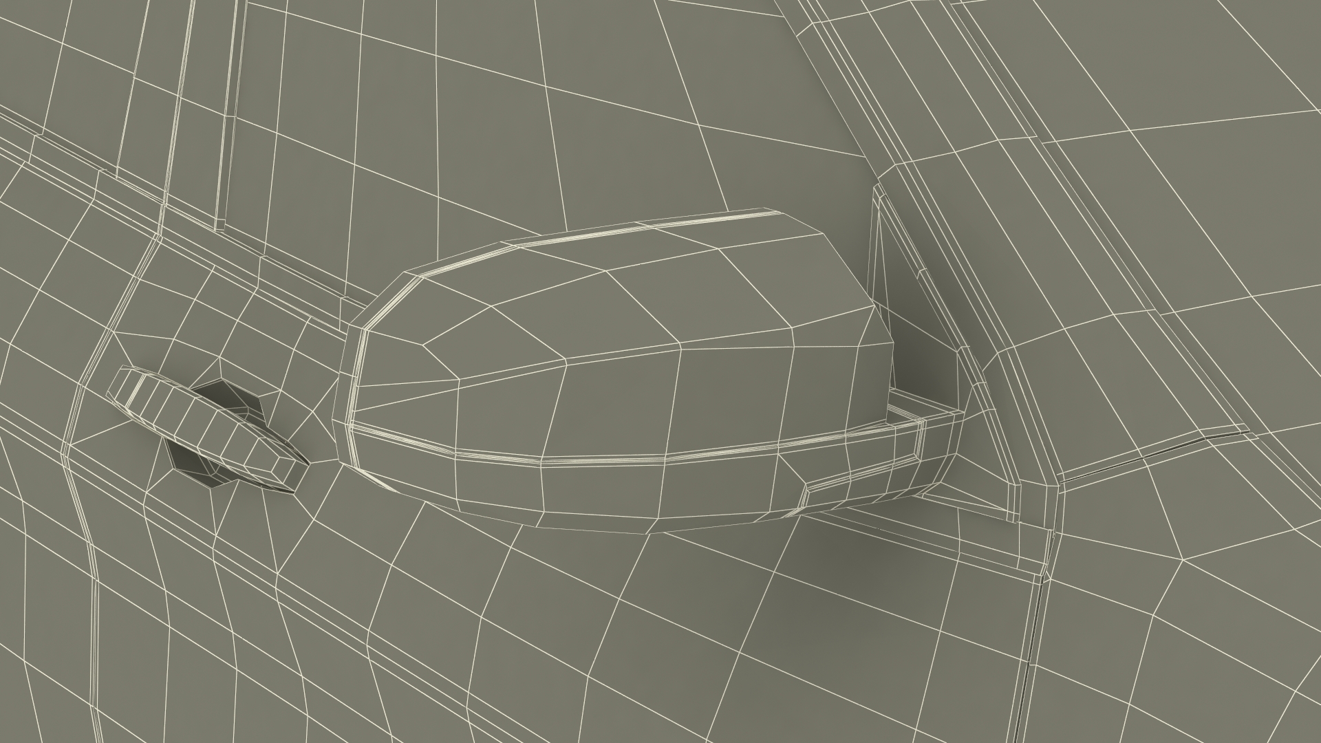 3D Jeep Cherokee SUV Simple Interior model