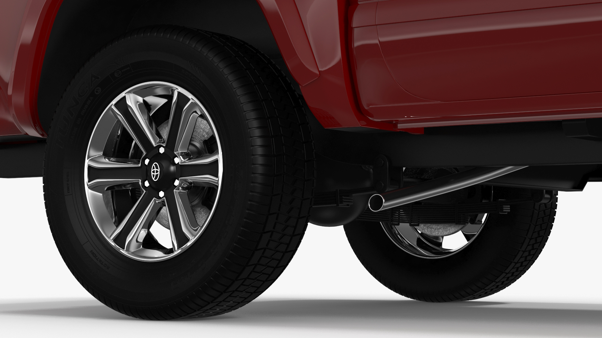3D Toyota Tacoma Pickup Rigged for Maya