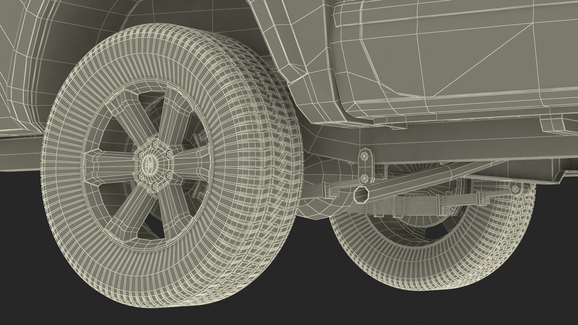 3D Toyota Tacoma Pickup Rigged for Maya
