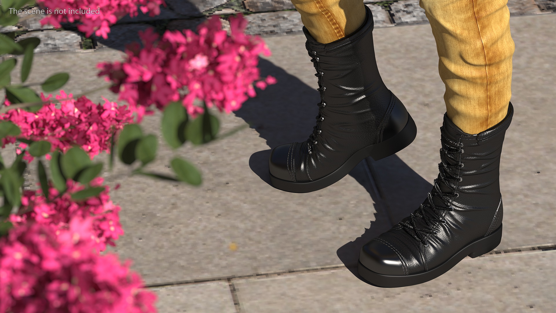 Dark Skin Teenager Fashionable Style Dancing Pose 3D model