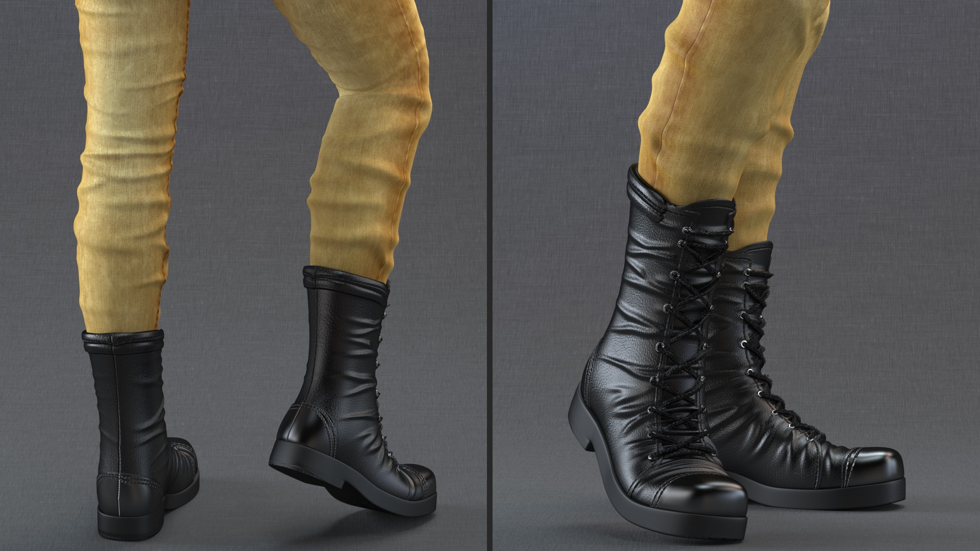 Dark Skin Teenager Fashionable Style Dancing Pose 3D model