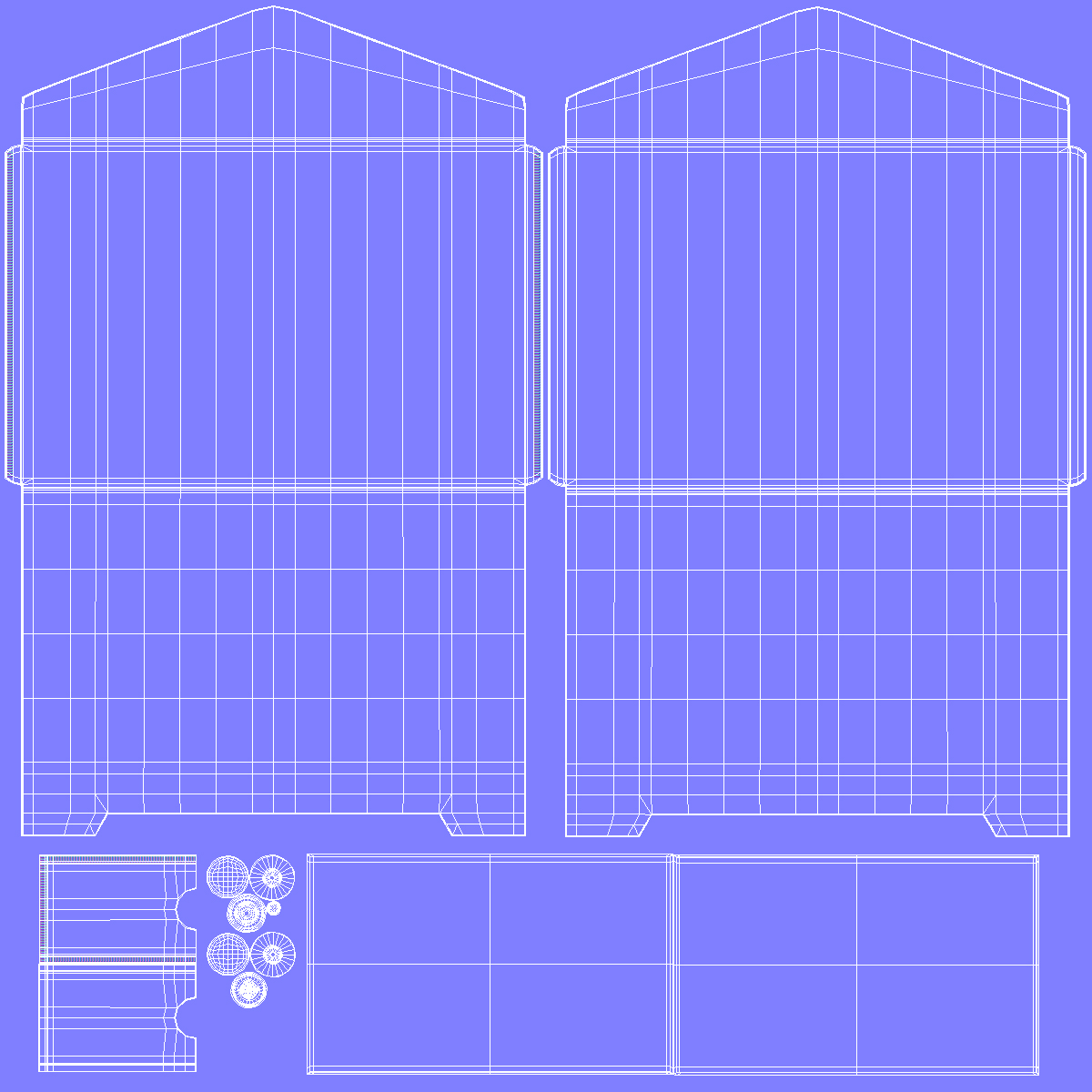3D Transparent A4 Plastic Document Folder model