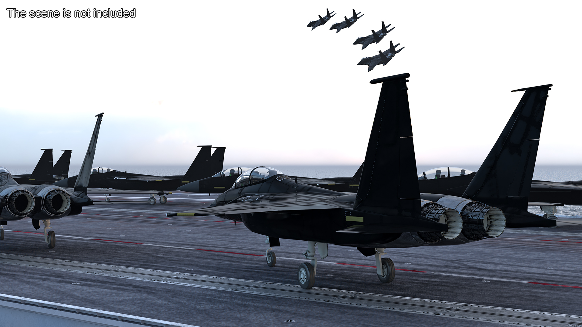 3D Multirole Strike Fighter Rigged